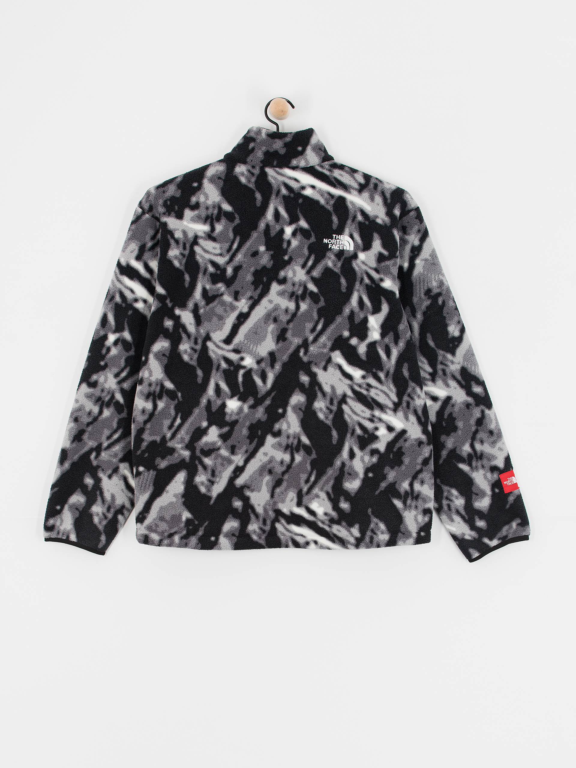 Férfi The North Face Tnf Fleeski 1/4 Zip Polár pulóver (tnf black 3d summit mes)