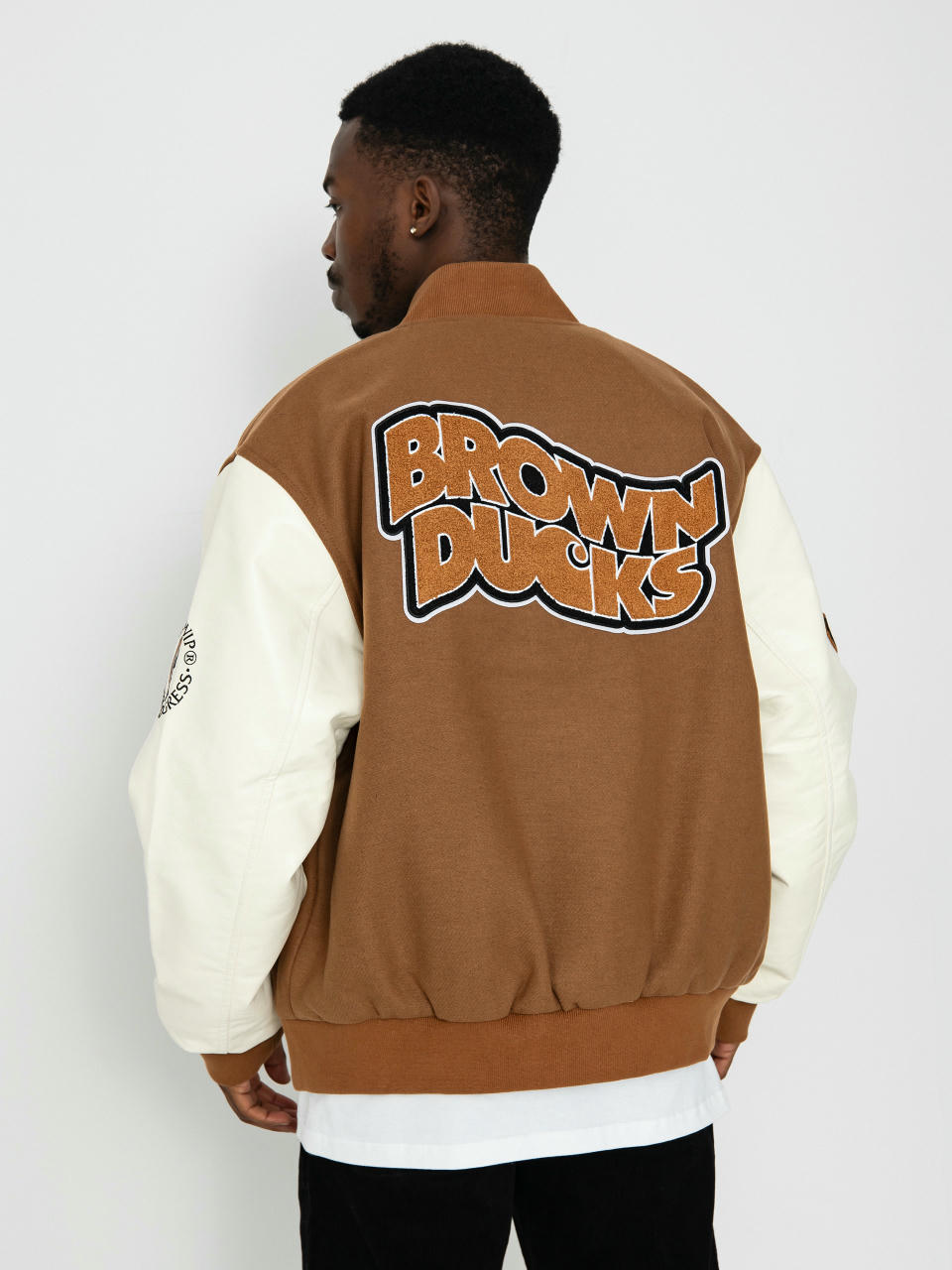 Carhartt WIP Brown Ducks Bomber Dzseki (hamilton brown/wax)