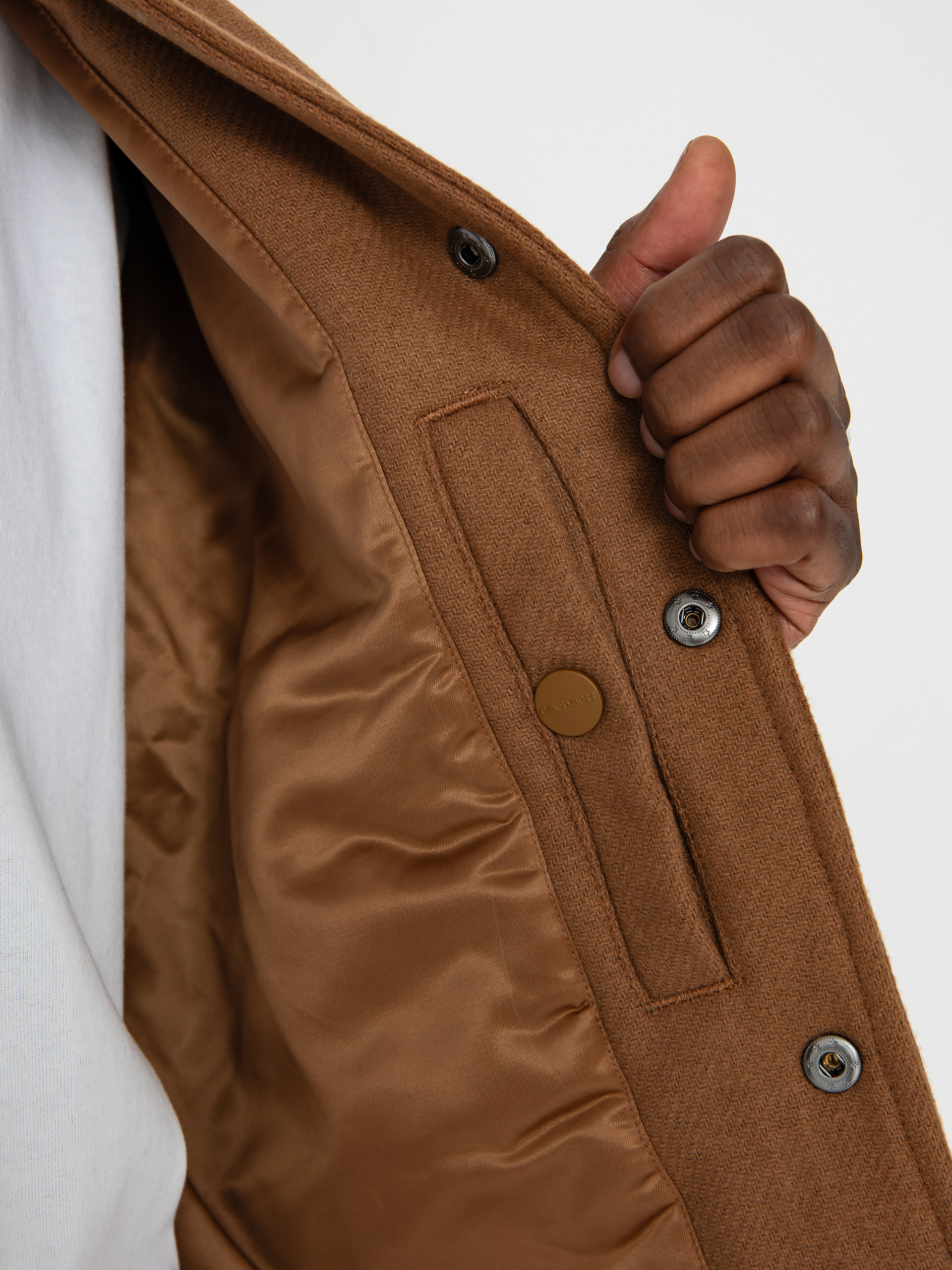 Carhartt WIP Brown Ducks Bomber Dzseki (hamilton brown/wax)