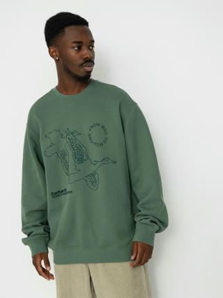 Carhartt WIP Flying Ducks Pulóver (duck green)