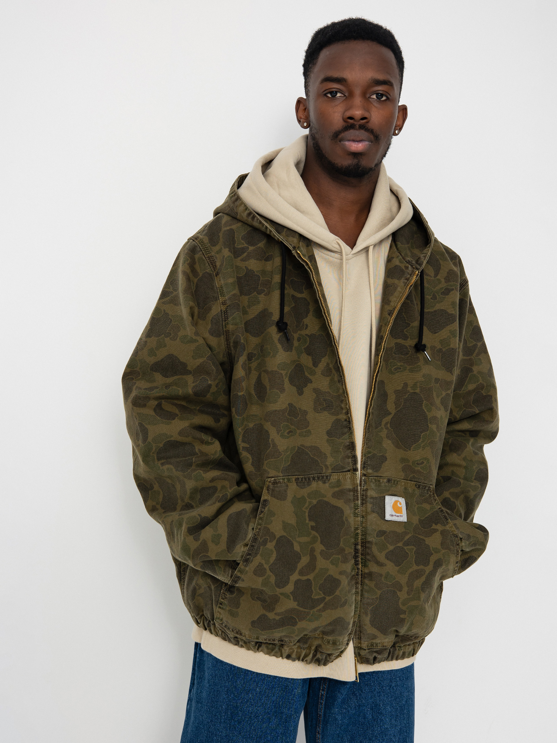 Carhartt WIP Duck Active Dzseki (camo duck/green/office green)