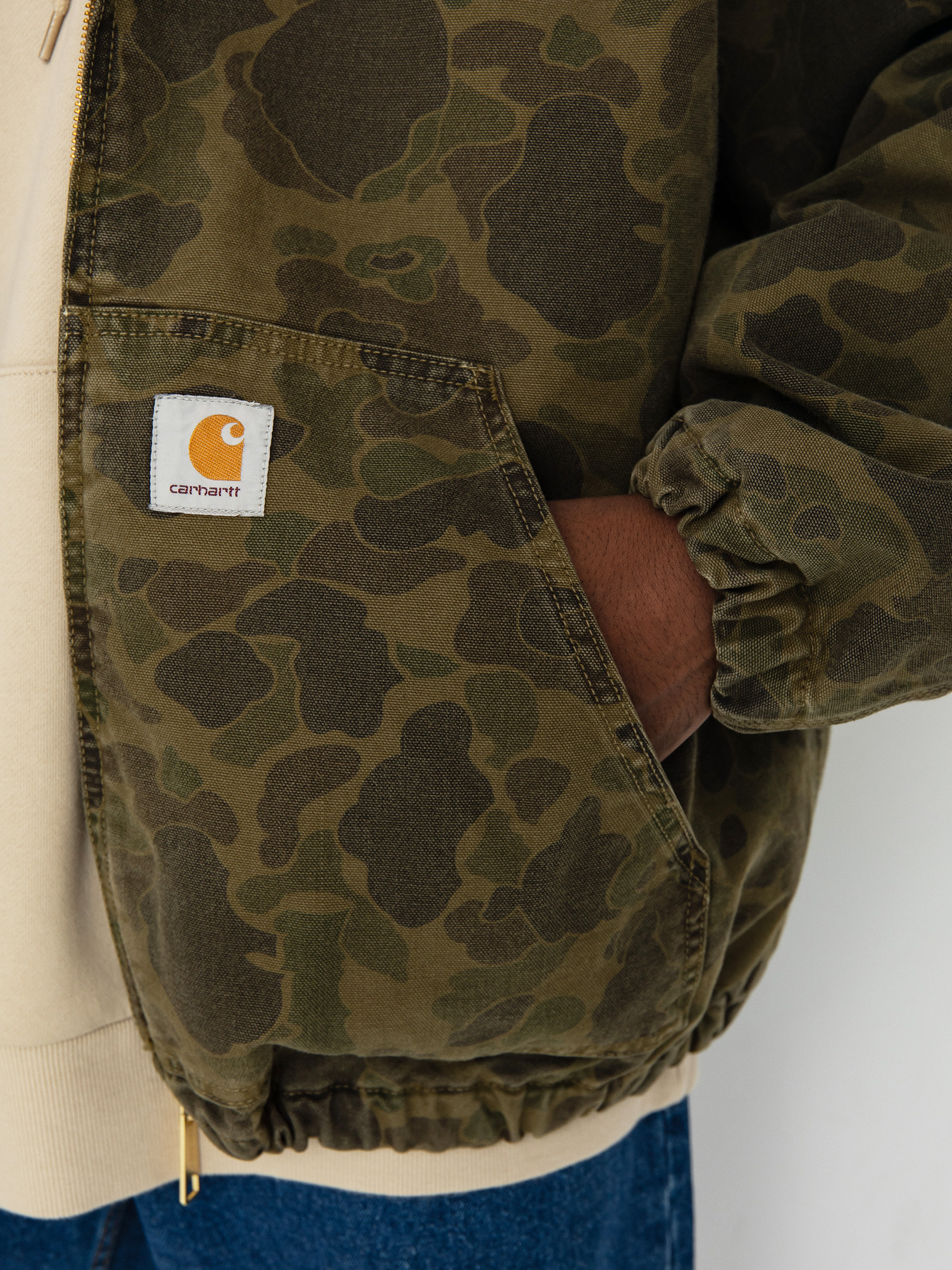 Carhartt WIP Duck Active Dzseki (camo duck/green/office green)