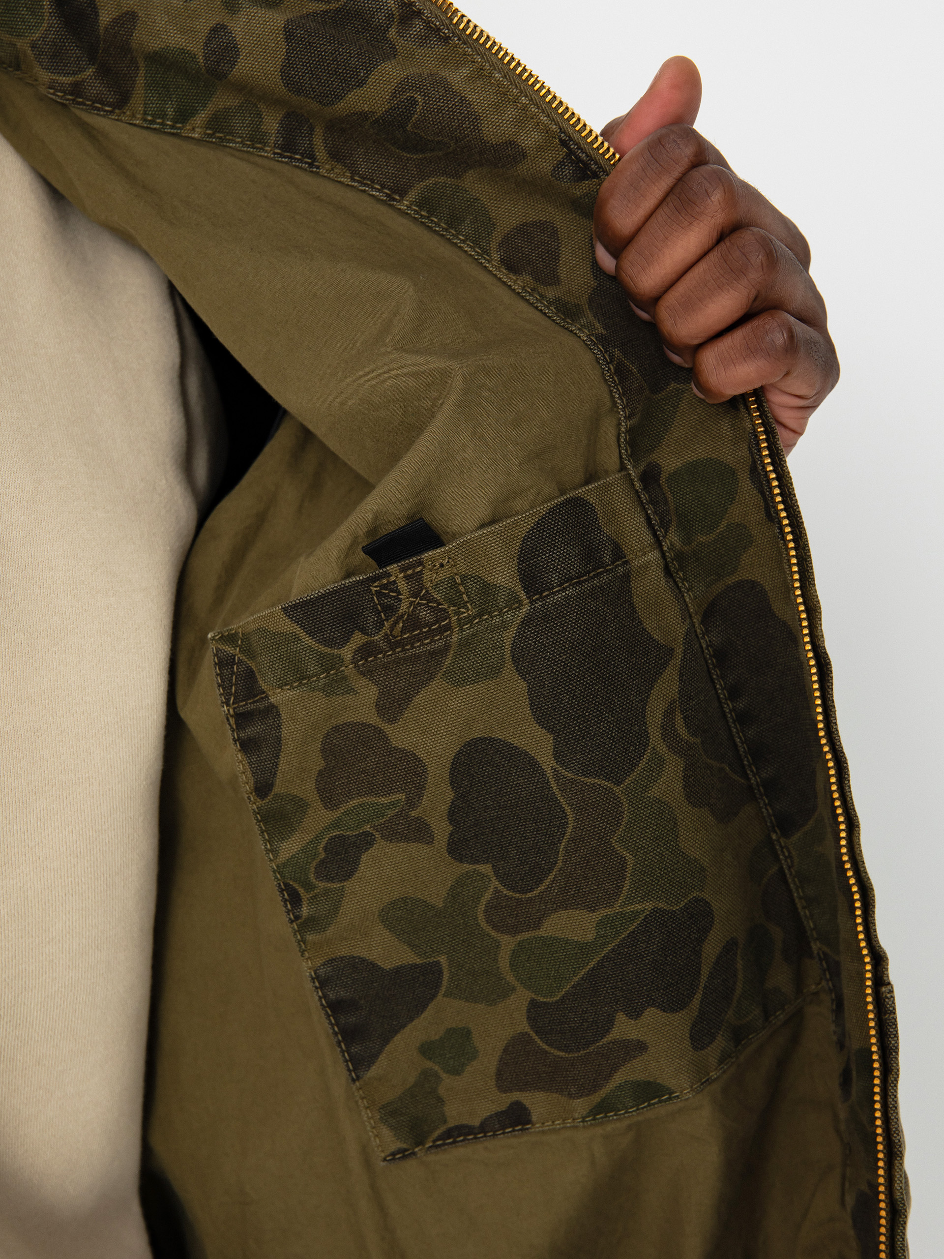 Carhartt WIP Duck Active Dzseki (camo duck/green/office green)