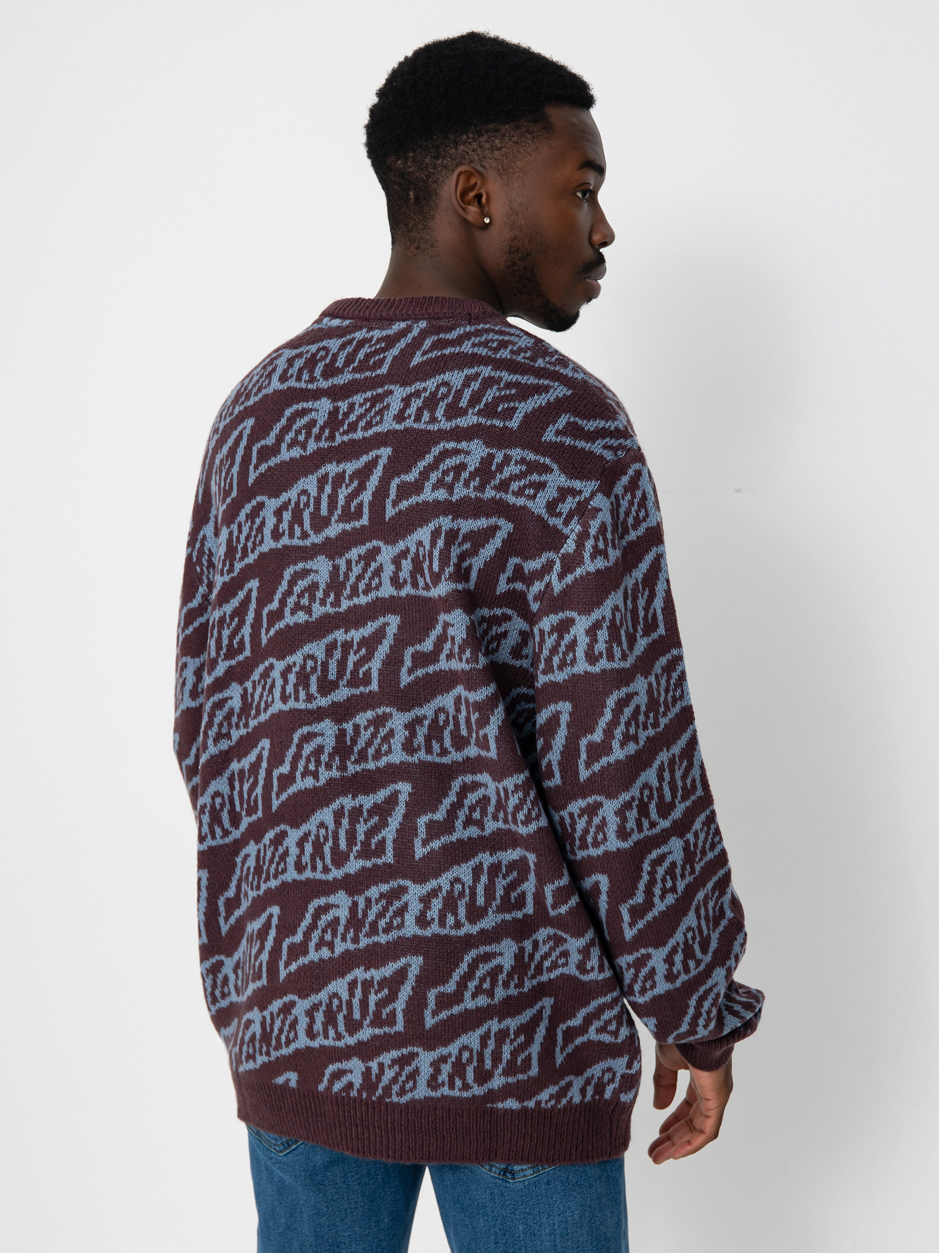 Santa Cruz Creep Repeat Pulóver (blackcurrant creep repeat)