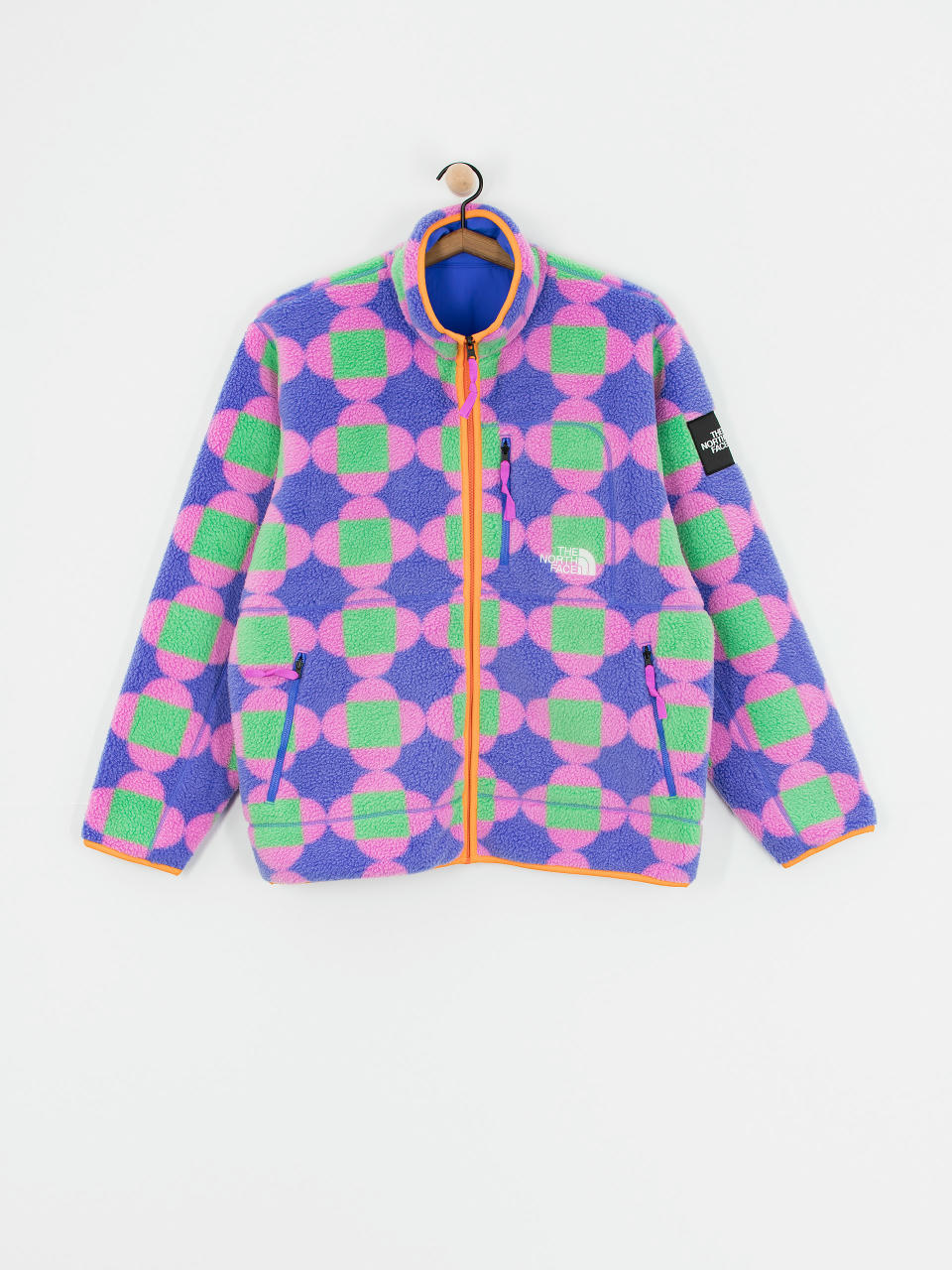 Dzseki The North Face X Yinka Ilori Reversible Fleece (solar blue lets blossom)