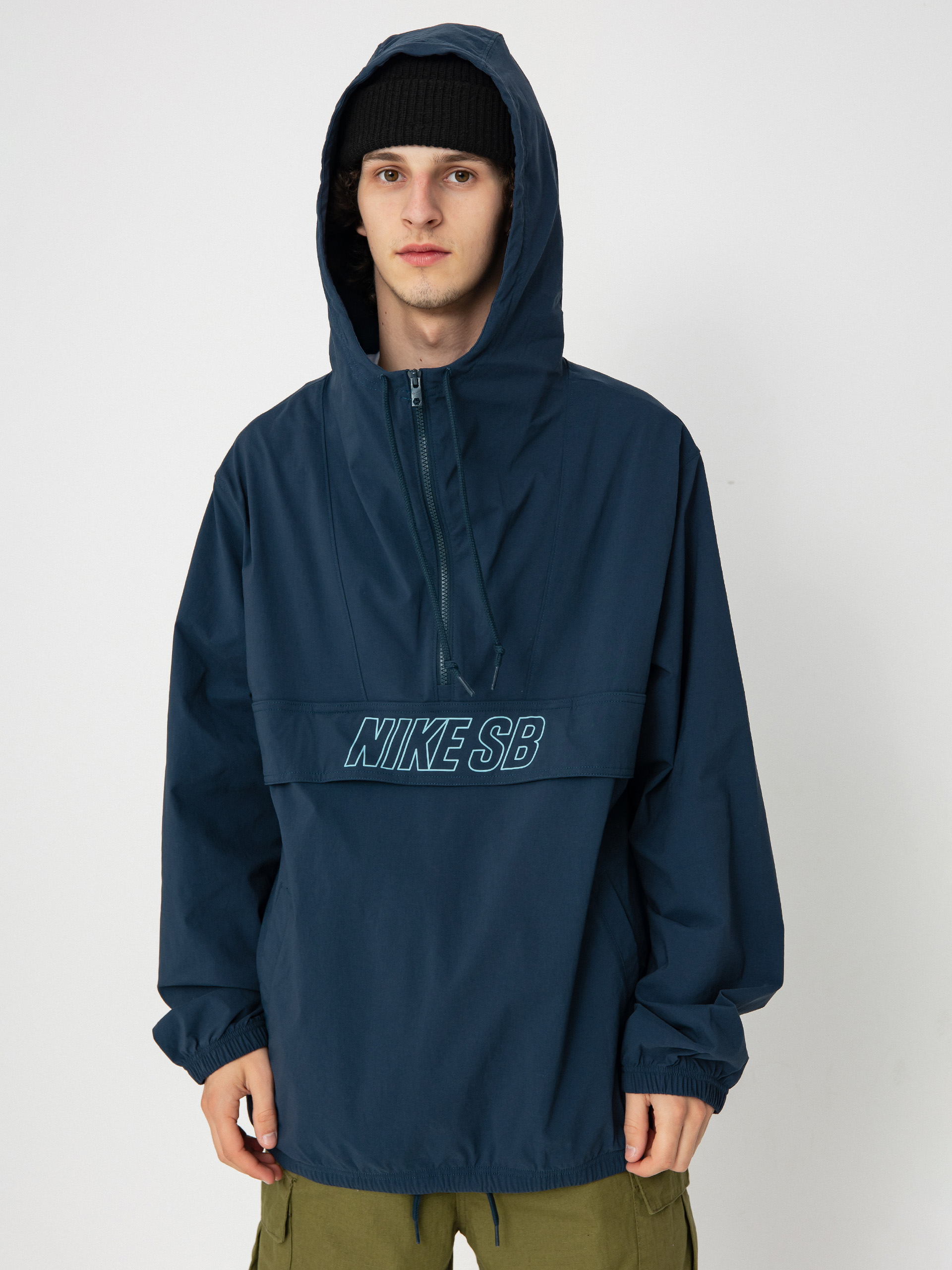 Nike SB Anorak Dzseki (armory navy/denim turq)