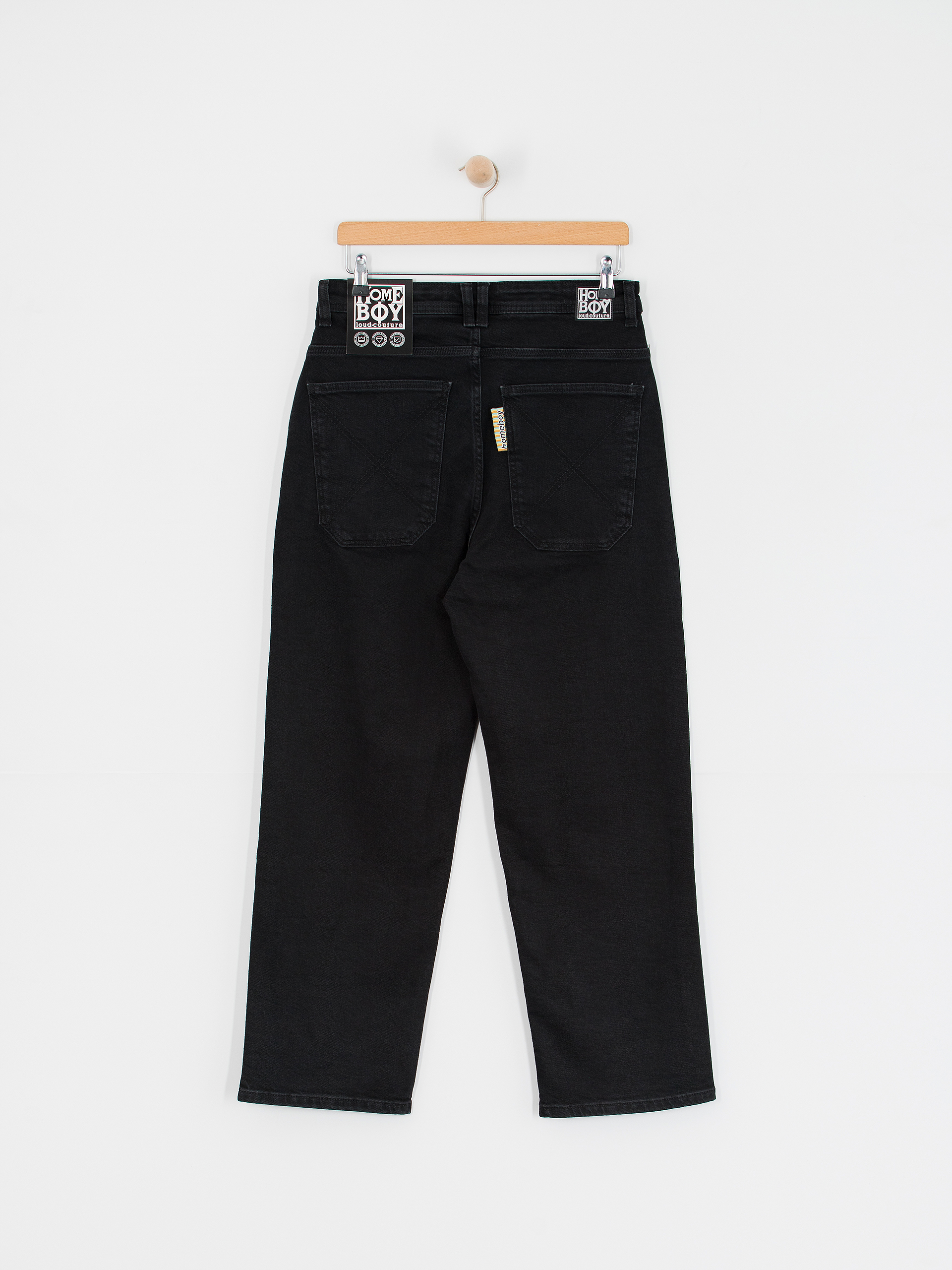 Homeboy X Tra Baggy Denim Kisnadrág (washed black)