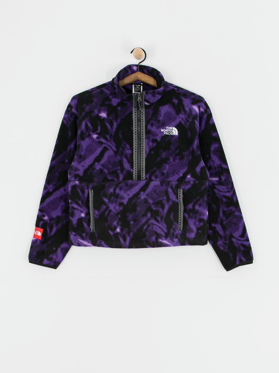 Női Polár pulóver The North Face Tnf Fleeski 1/4 Zip (peak purple 3d summit m)