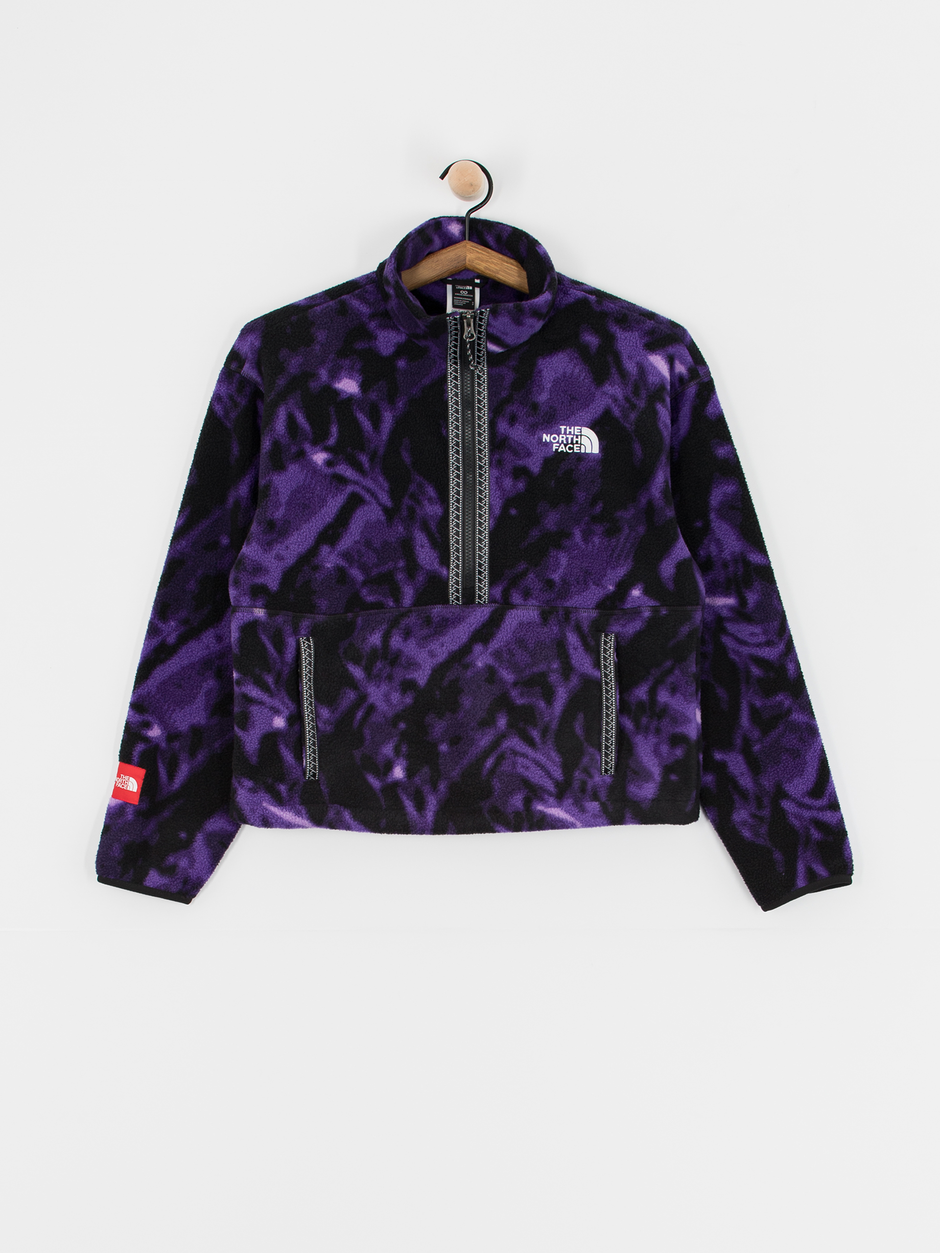 Női Polár pulóver The North Face Tnf Fleeski 1/4 Zip (peak purple 3d summit m)