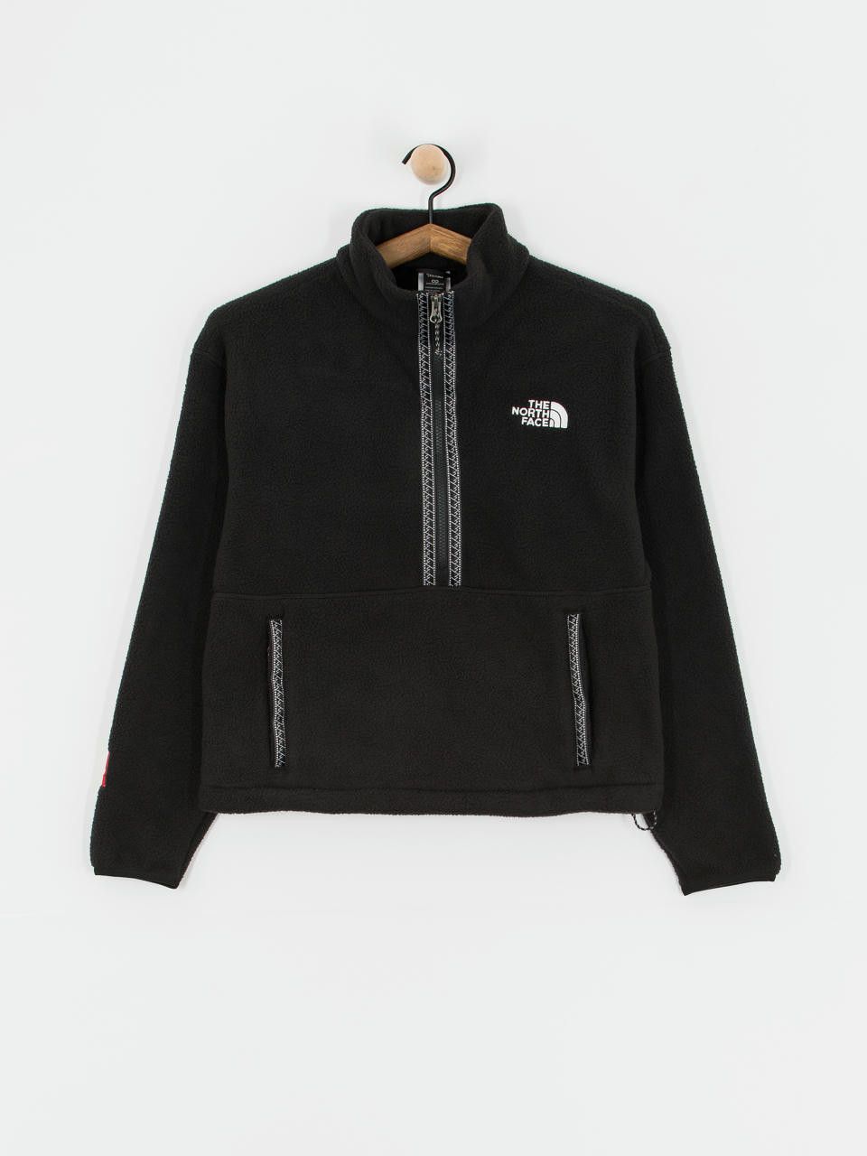 Női Polár pulóver The North Face Tnf Fleeski 1/4 Zip (tnf black)