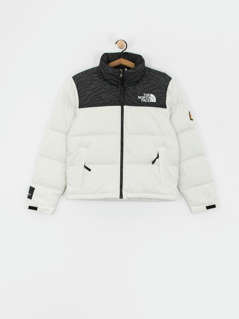 Dzseki The North Face 1996 Retro Nuptse Wmn (white dune/tnf black tn)