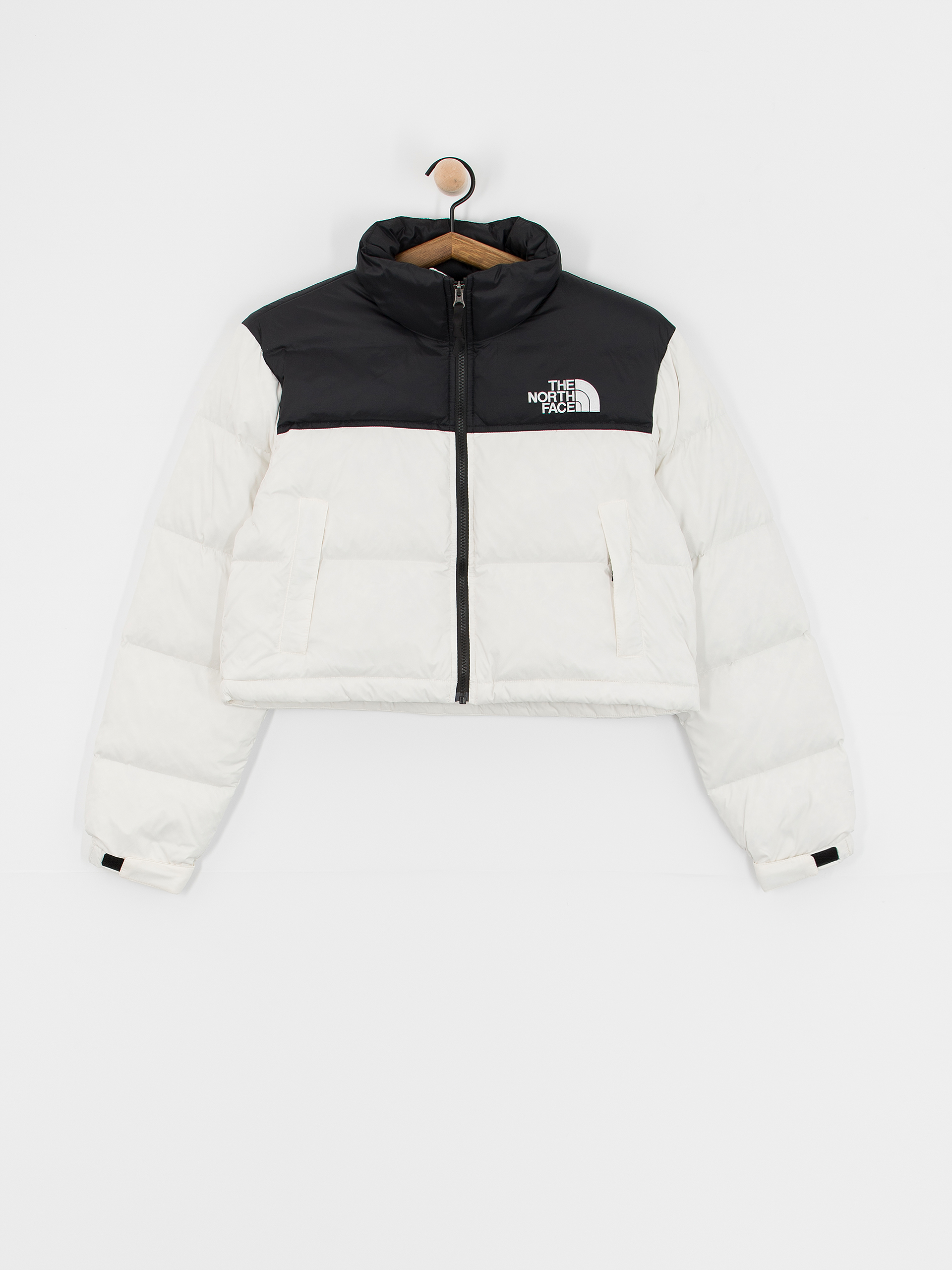Dzseki The North Face Nuptse Short Wmn - fehér (white dune