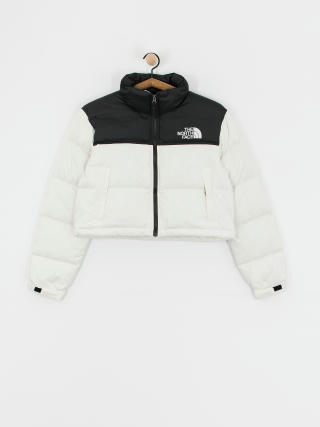 Dzseki The North Face Nuptse Short Wmn (white dune/tnf black)