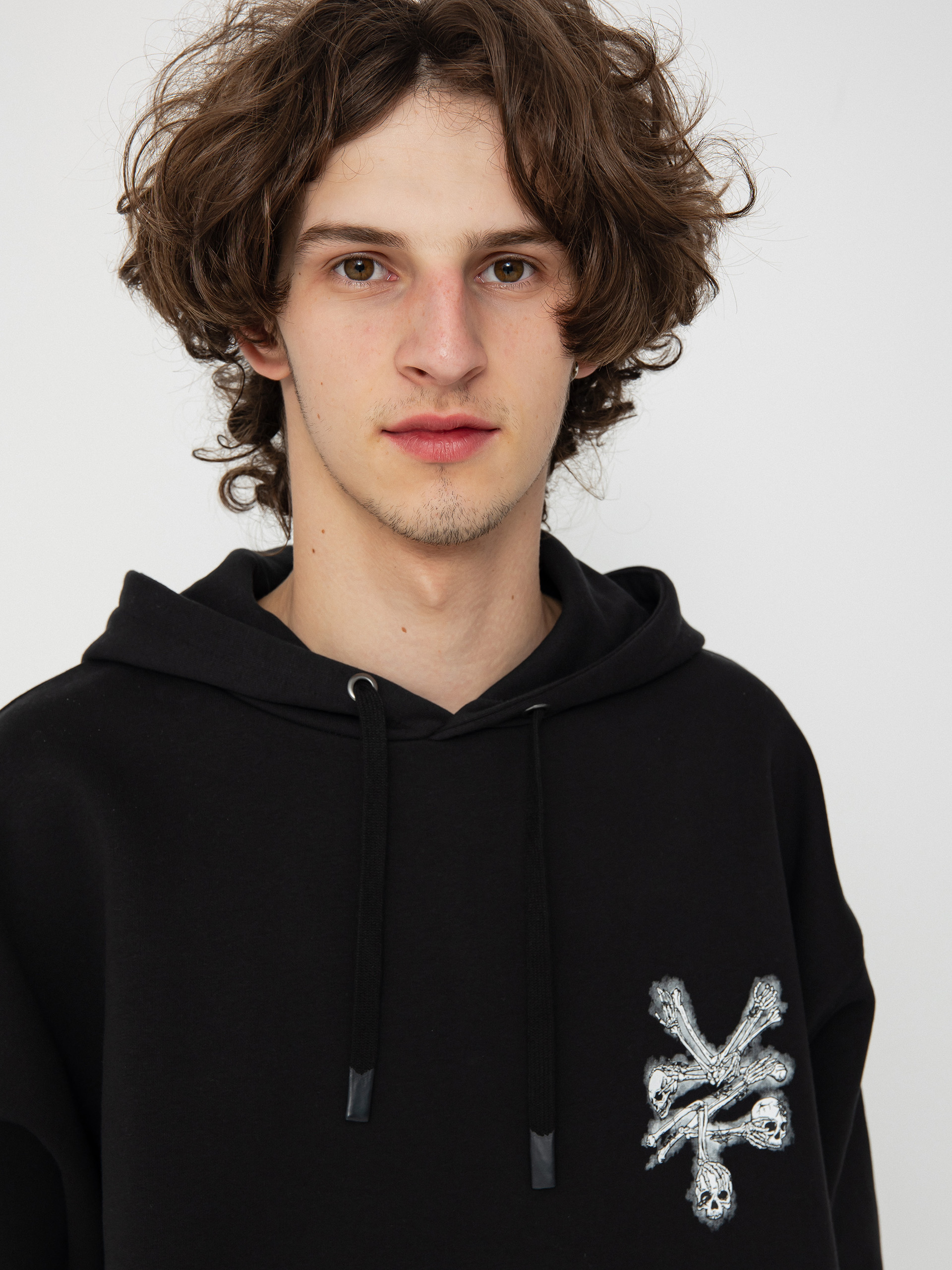 Zoo York Bones HD Kapucnis pulóver (black)