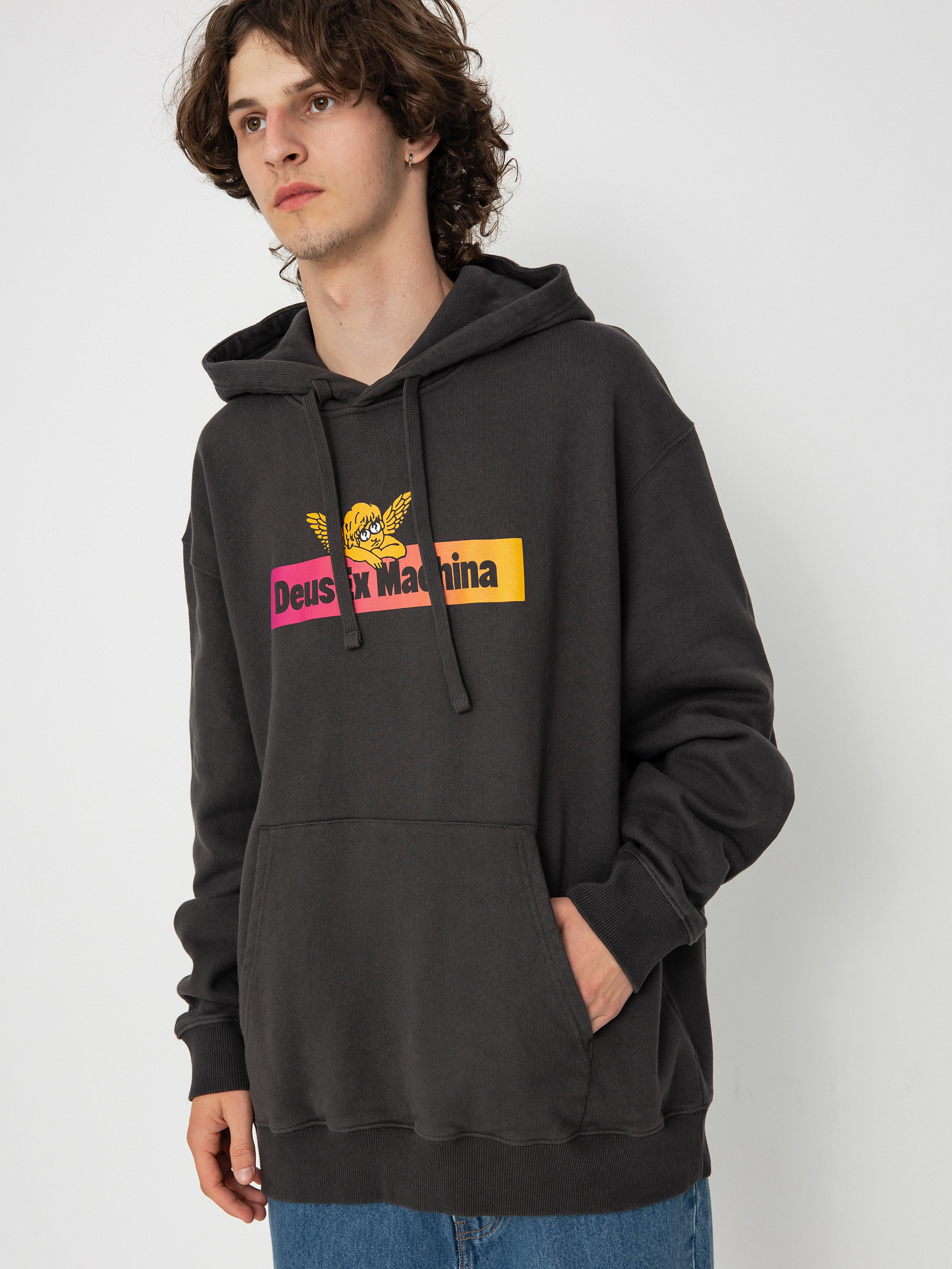 Deus Ex Machina Angel Energy HD Kapucnis pulóver (anthracite)