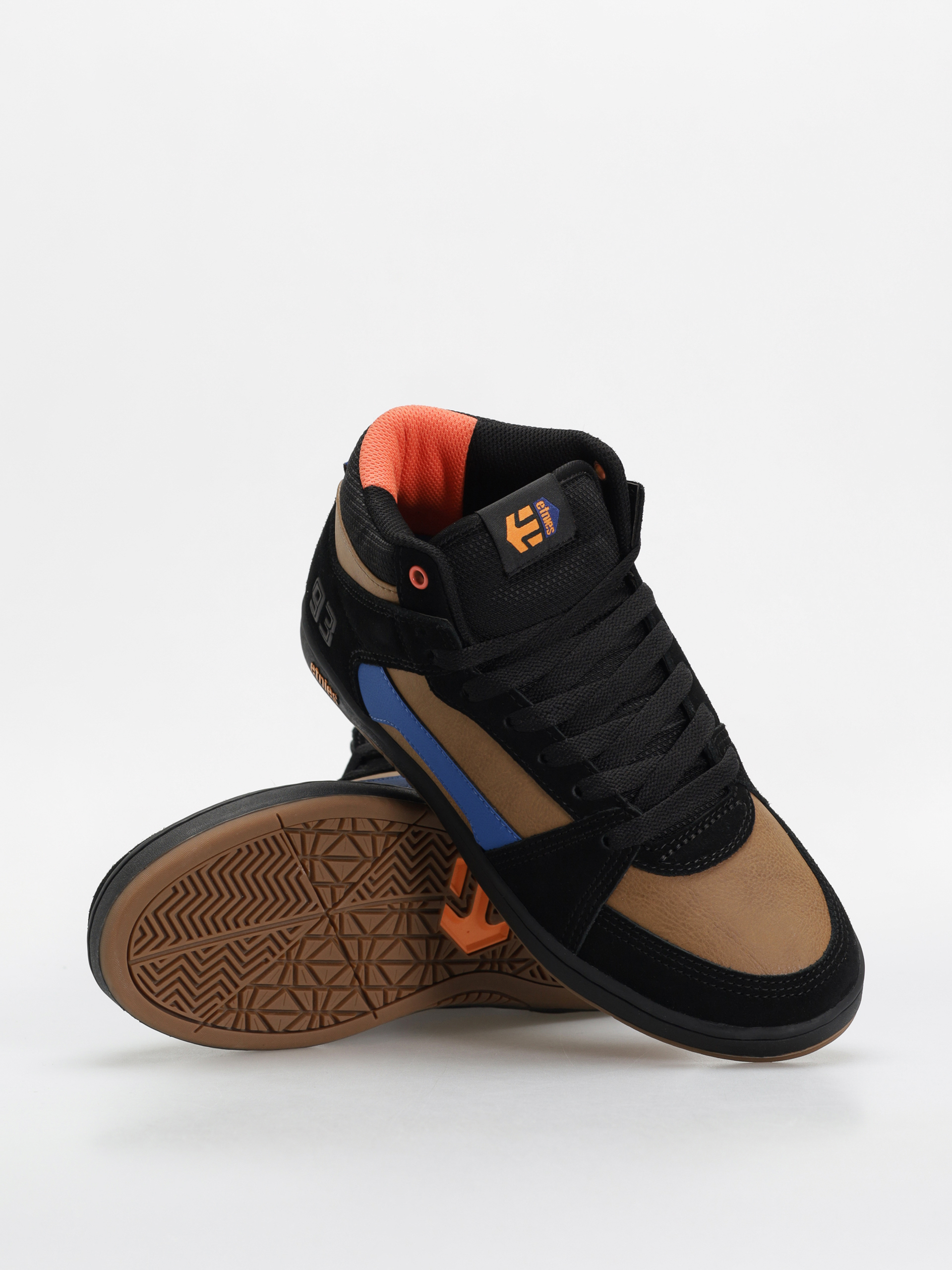 Etnies Mc Rap Hi Cipők (black/brown)