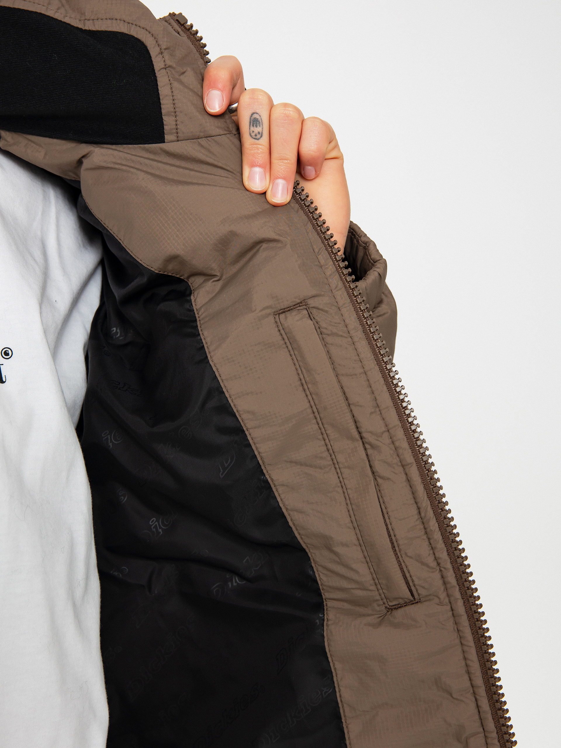 Dickies Alatna Long Wmn Dzseki (mushroom)