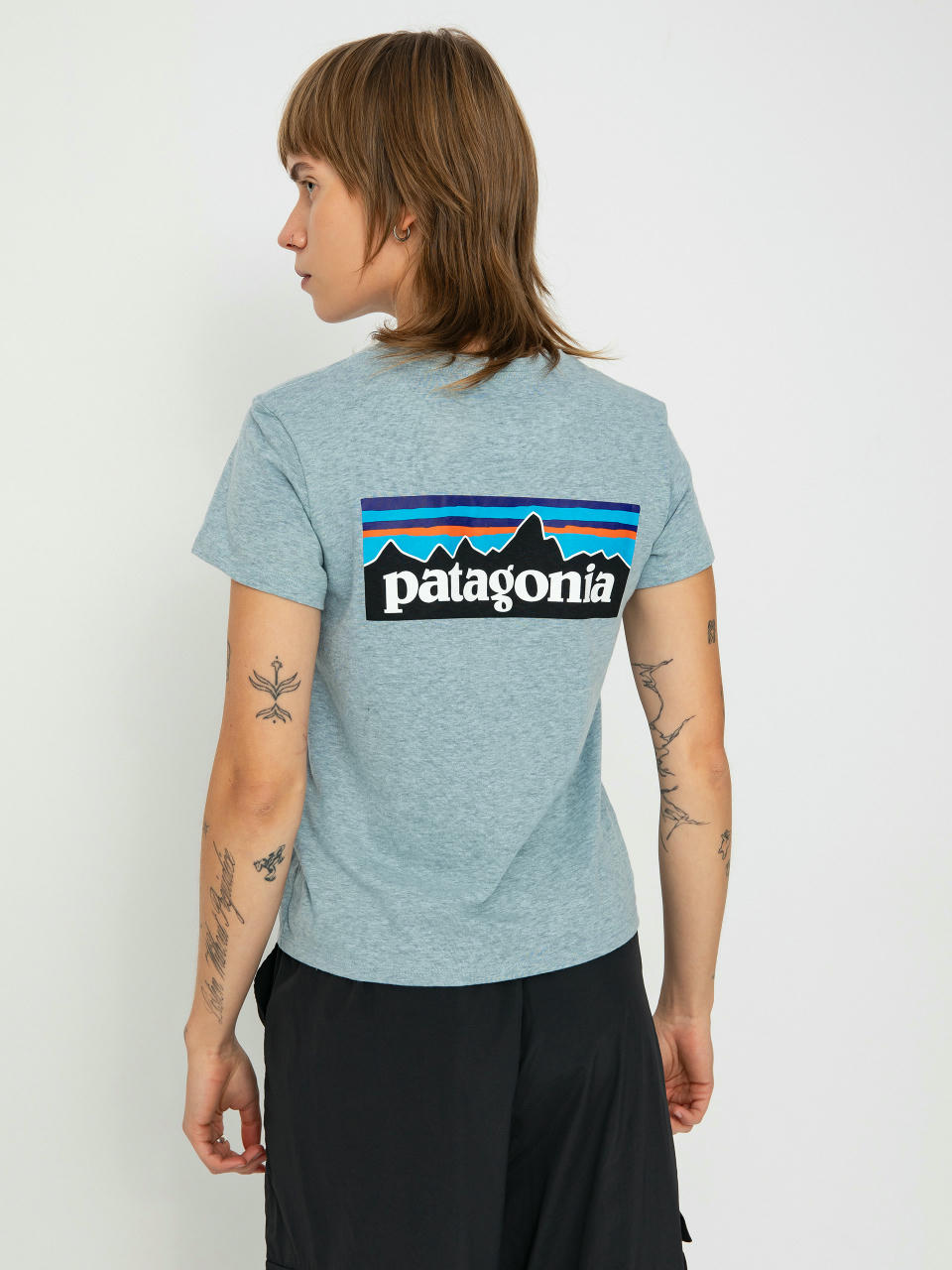 Patagonia P-6 Logo Responsibili Wmn Póló (thermal blue)