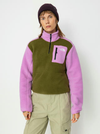 The North Face Yumiori 1/4 Zip Wmn Polár pulóver (forest olive/dragonfrui)