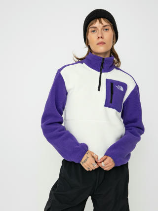 The North Face Yumiori 1/4 Zip Wmn Polár pulóver (white dune/peak purple)