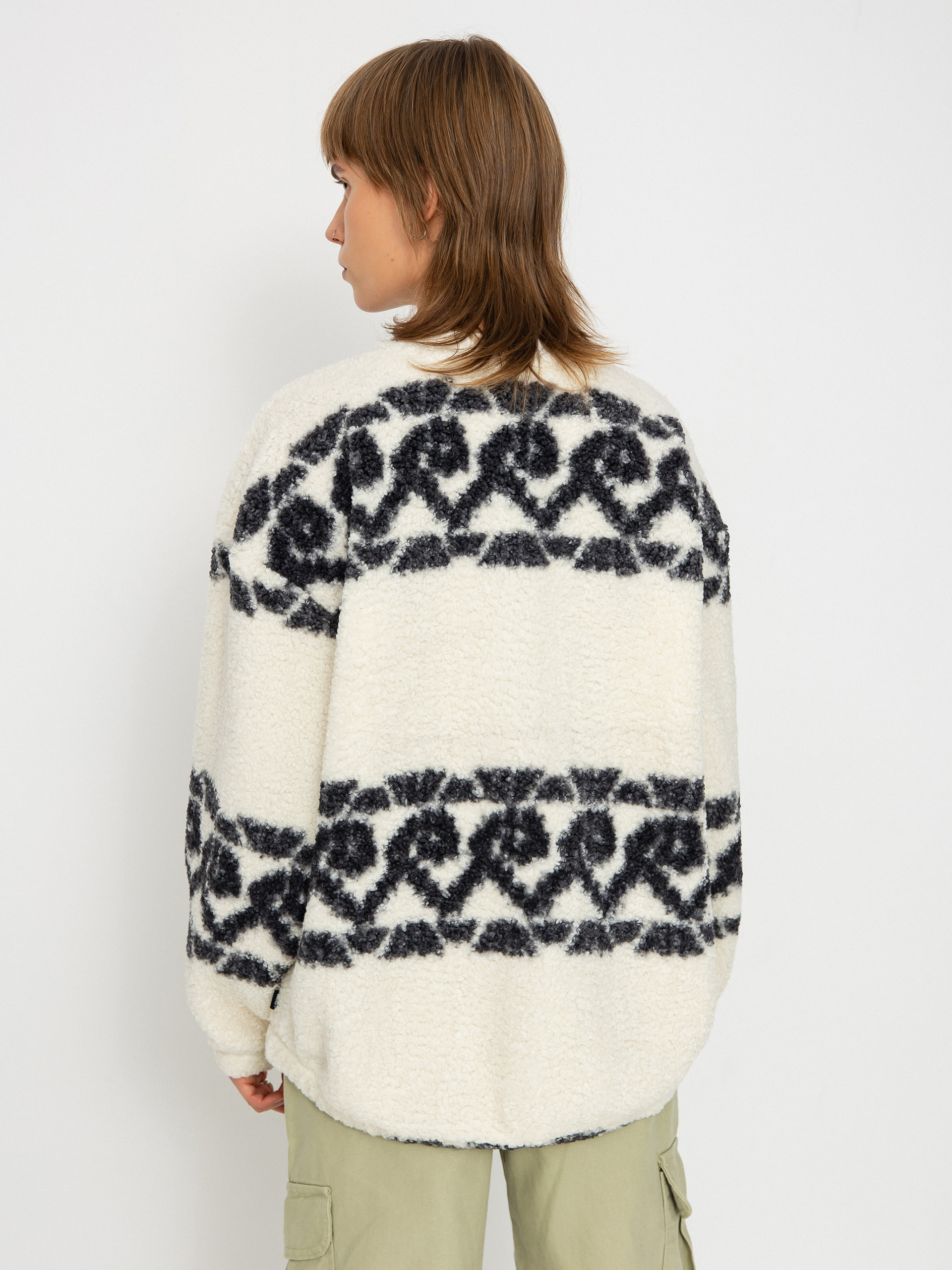 Vans Collett Boucle Crew Wmn Pulóver (marshmallow)