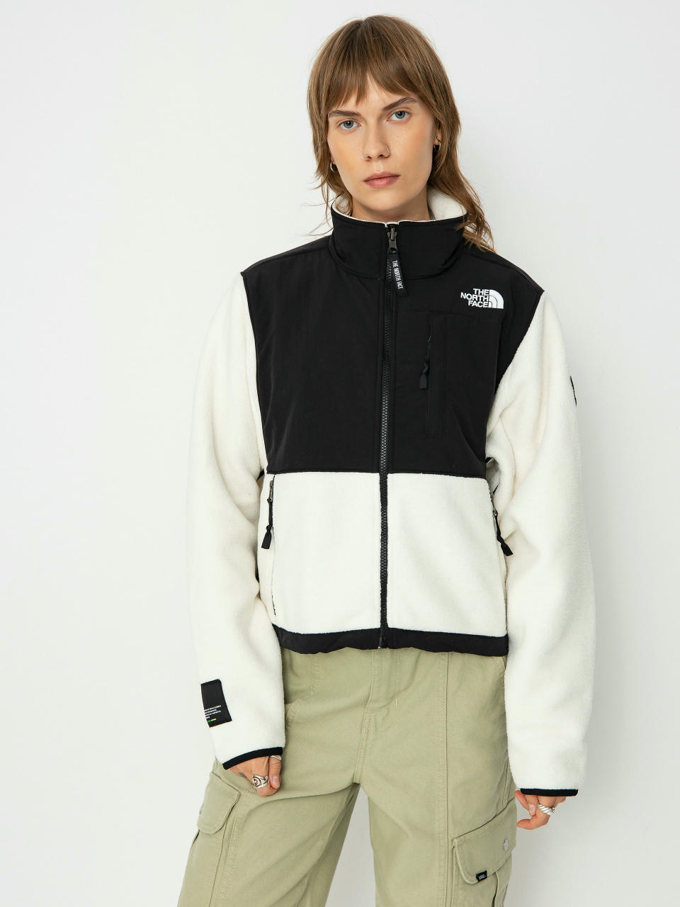 The North Face Retro Denali Wmn Dzseki (white dune/tnf black tn)