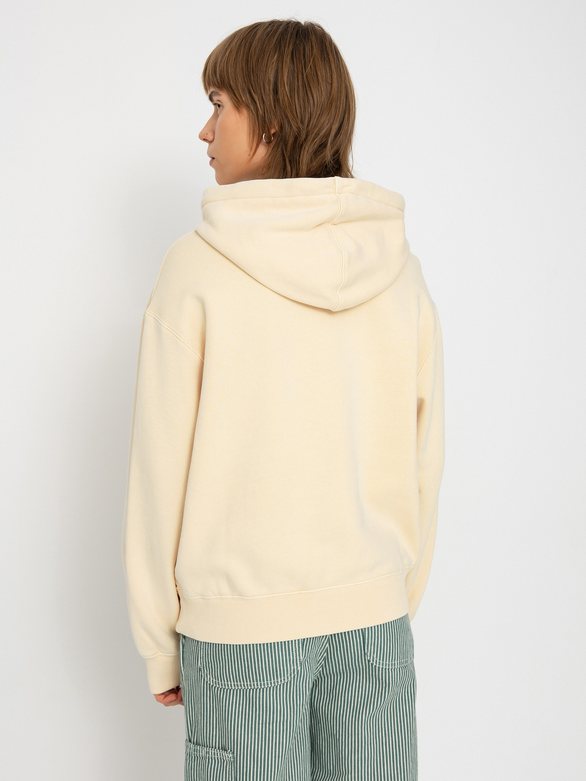 Kapucnis pulóver Element Cornell 3.0 Wmn (parchment)