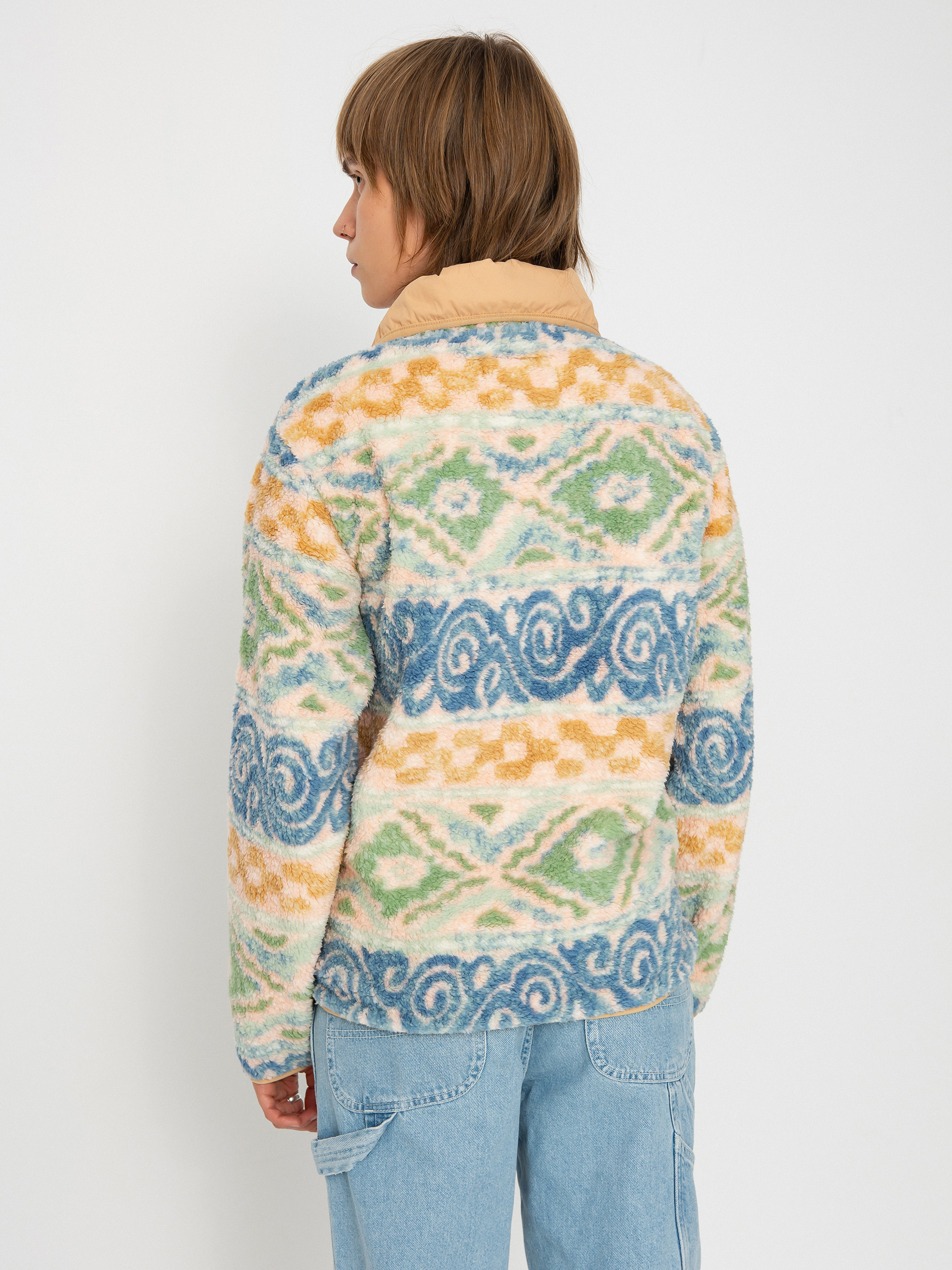 Női Billabong Switchback Pullover Polár pulóver (blue haze)