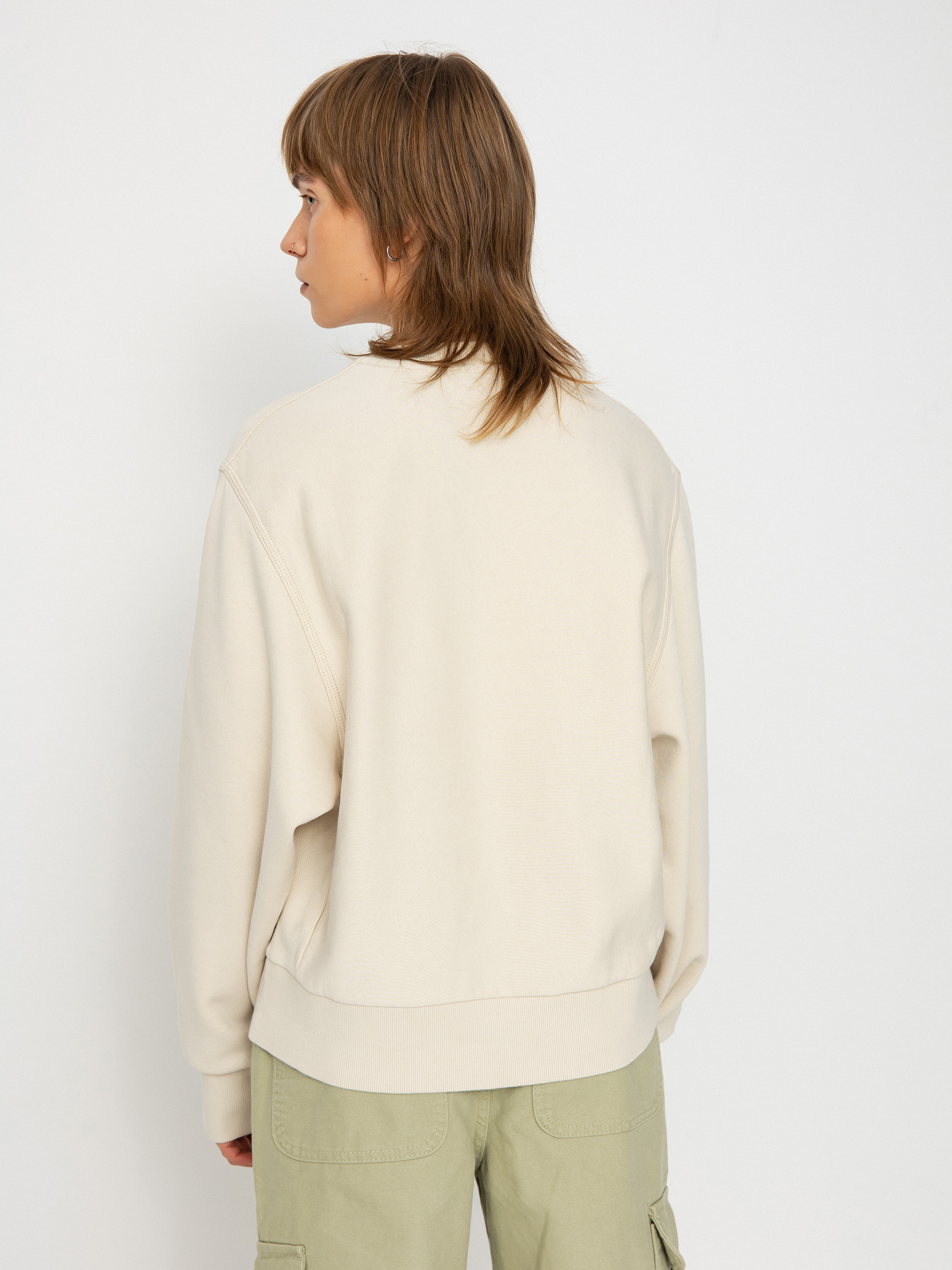 Carhartt WIP American Script Wmn Pulóver (moonbeam)