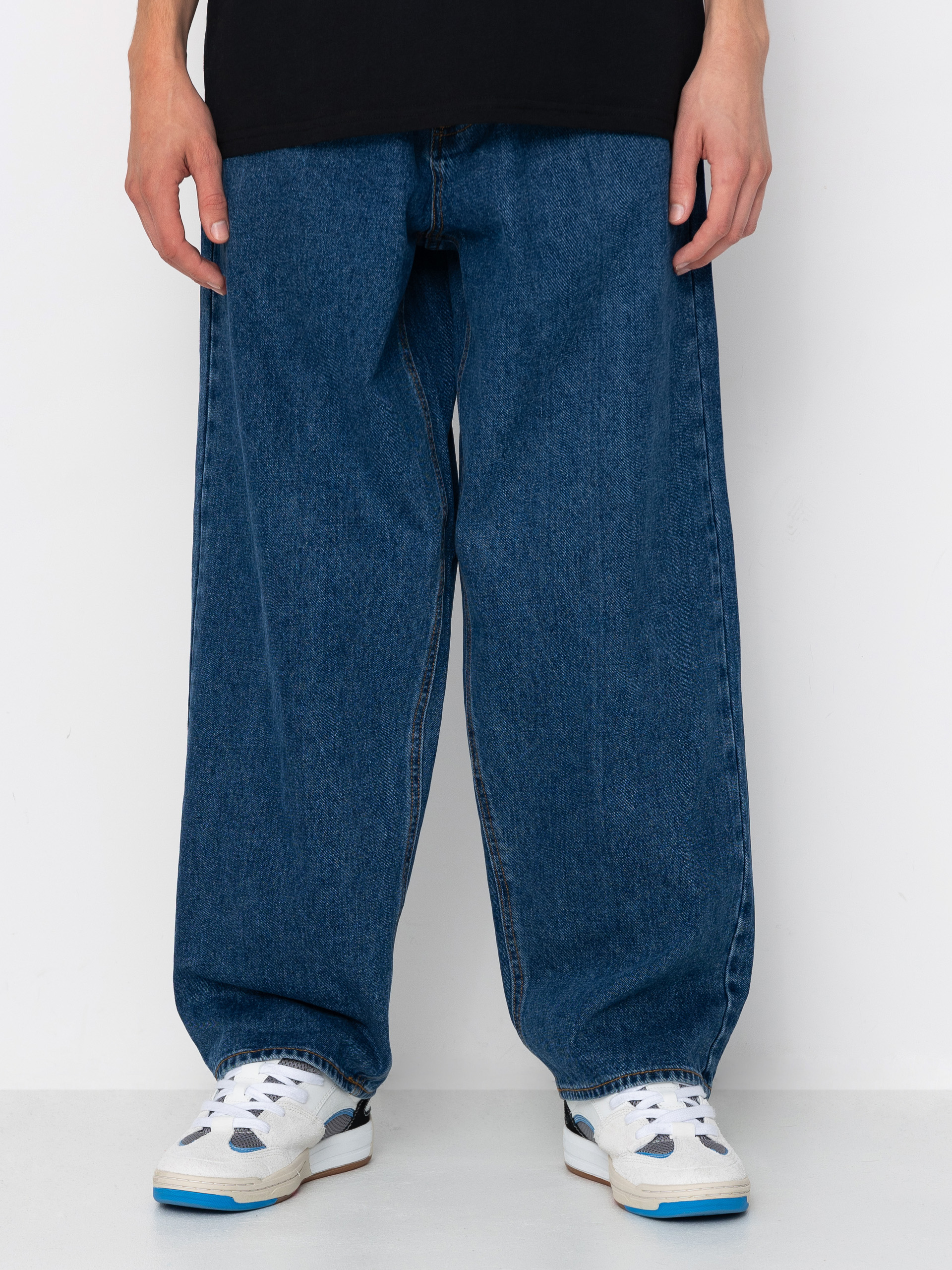 OBEY Bigwig Baggy Denim Kisnadrág (stone wash indigo)