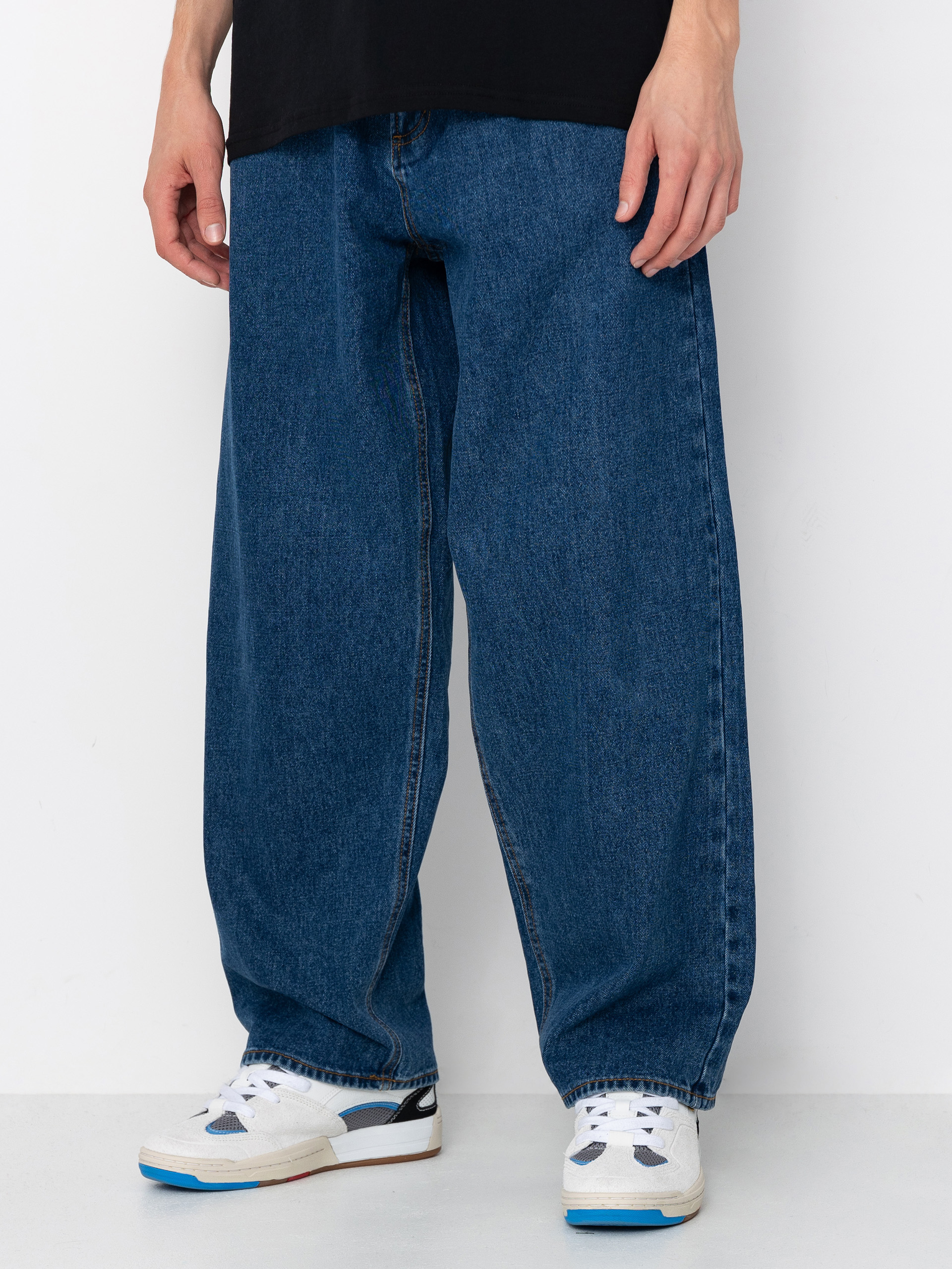 OBEY Bigwig Baggy Denim Kisnadrág (stone wash indigo)