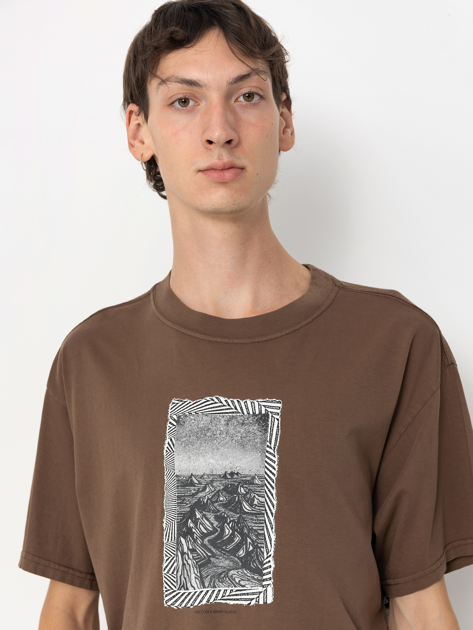 Volcom Tt B Iguchi Valley Póló (dark earth)