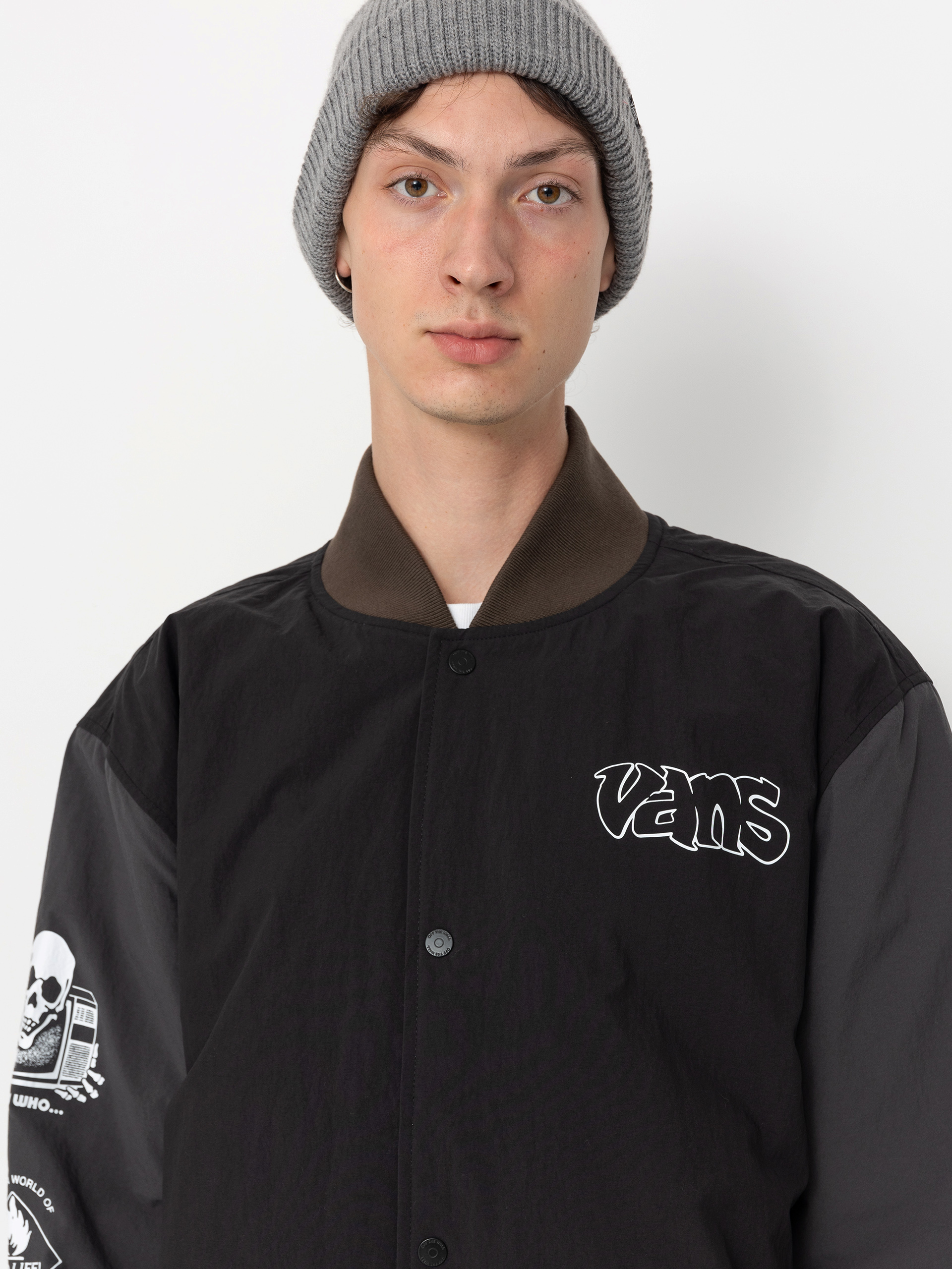 Vans Crazy Eddy Baseball Dzseki (black/asphalt)