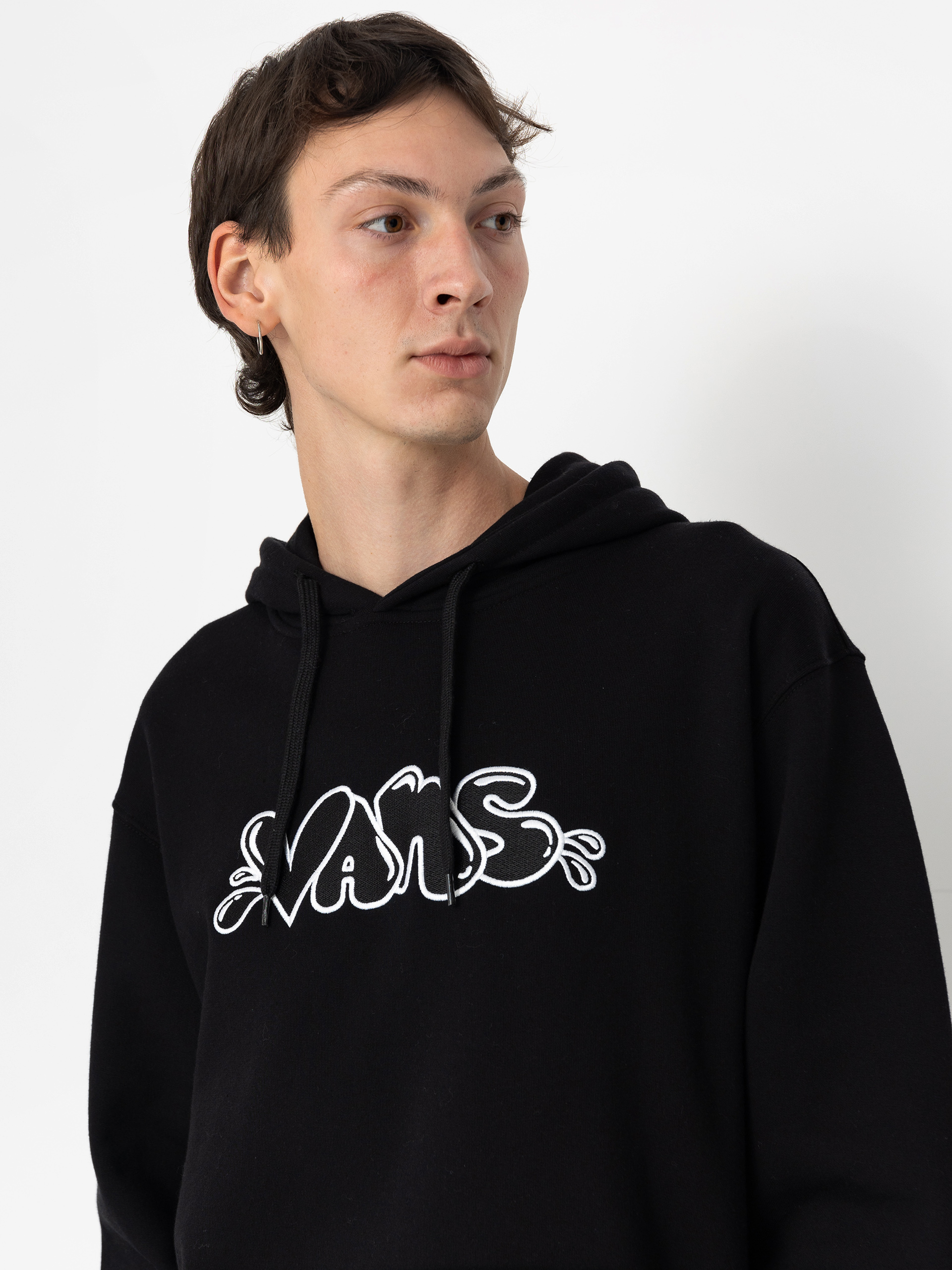 Vans Caps Loose HD Kapucnis pulóver (black)