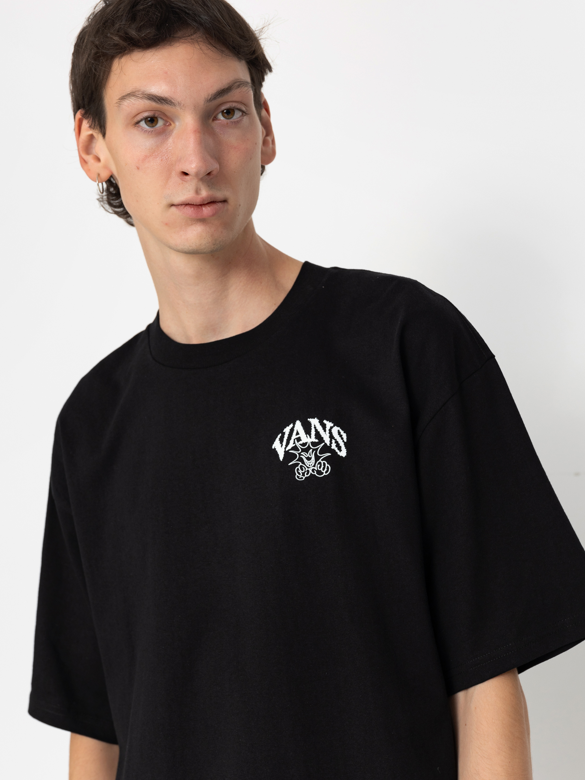 Vans Checker Logo Gfx Loose Póló (black)