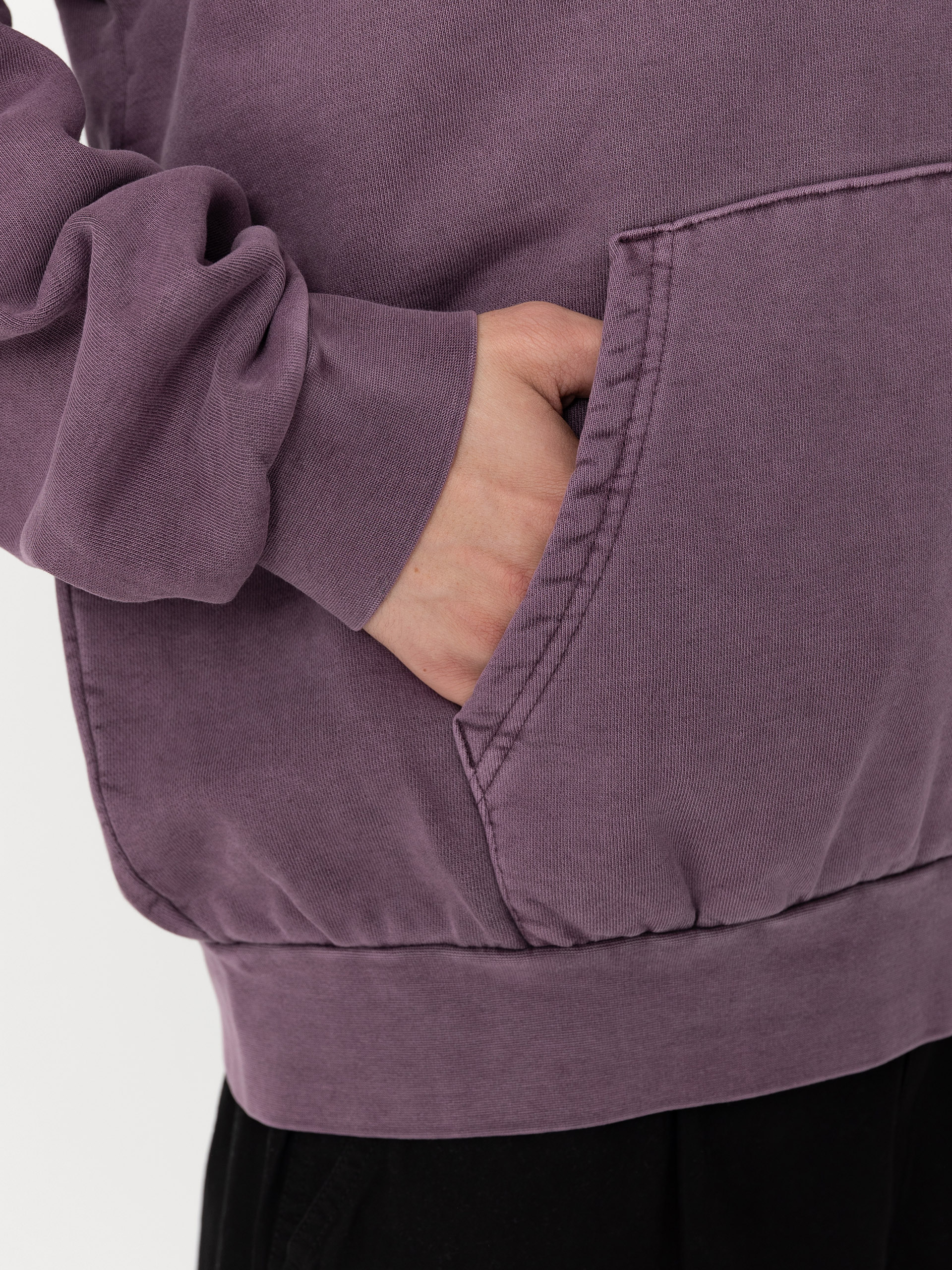 OBEY Lowercase Pigment HD Kapucnis pulóver (pigment plum perfect)