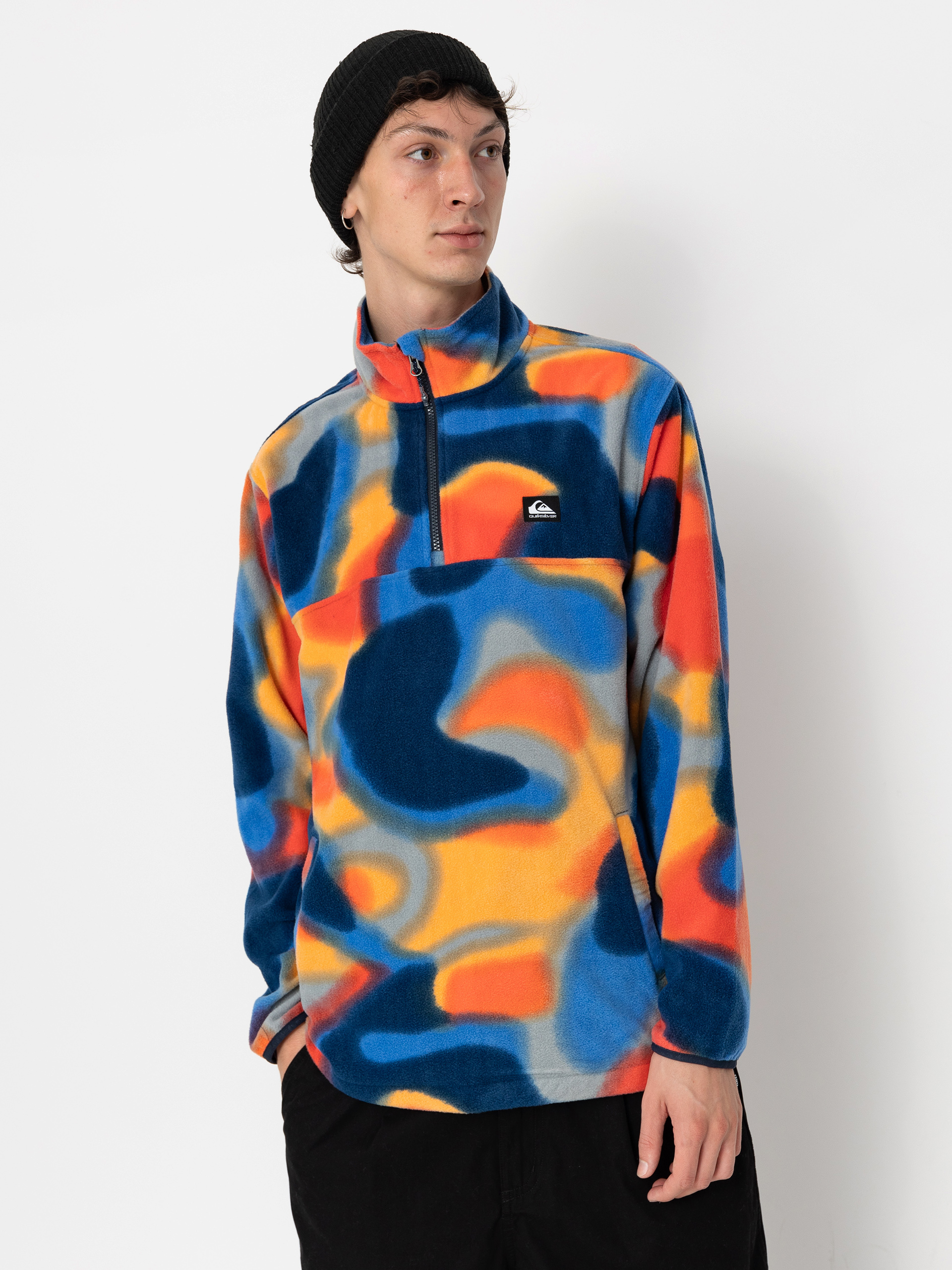 Quiksilver Surf Days 1/2 Zip Polár pulóver (surf days spray camo)