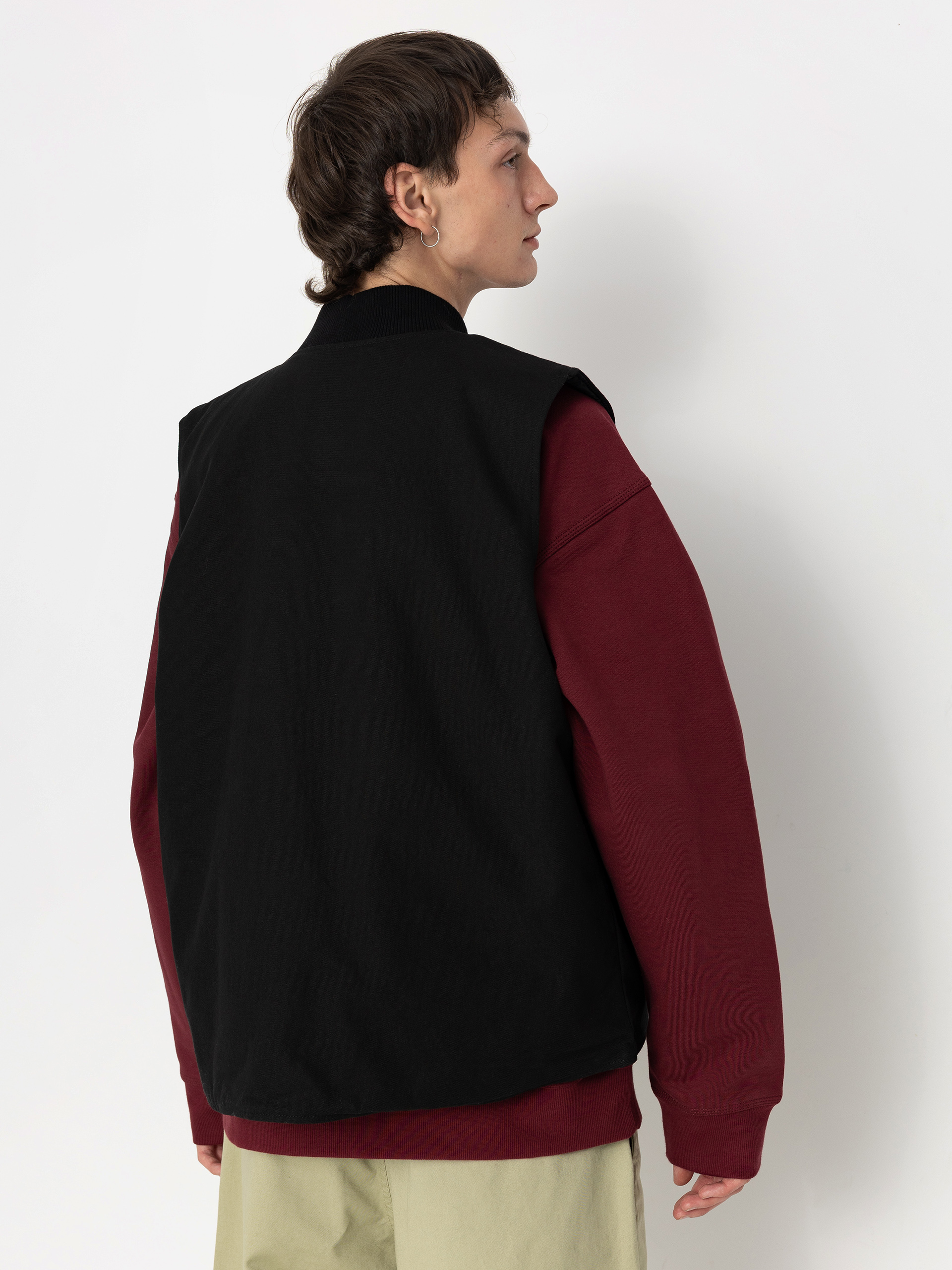 Santa Cruz Classic Label Vest Dzseki (black)