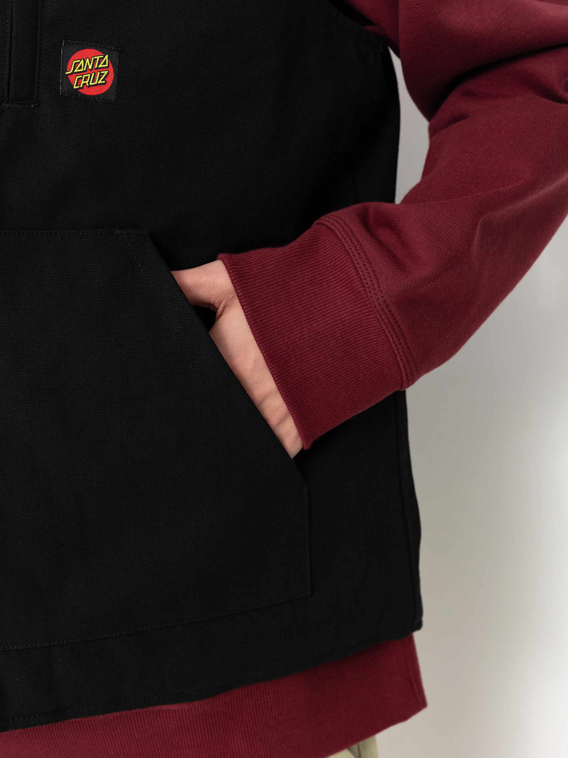 Santa Cruz Classic Label Vest Dzseki (black)