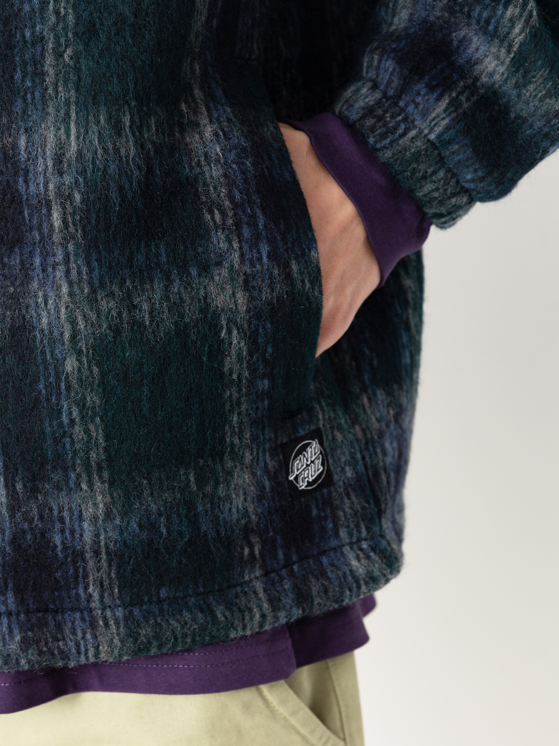 Santa Cruz Hideout Dzseki (navy/blue/grey check)