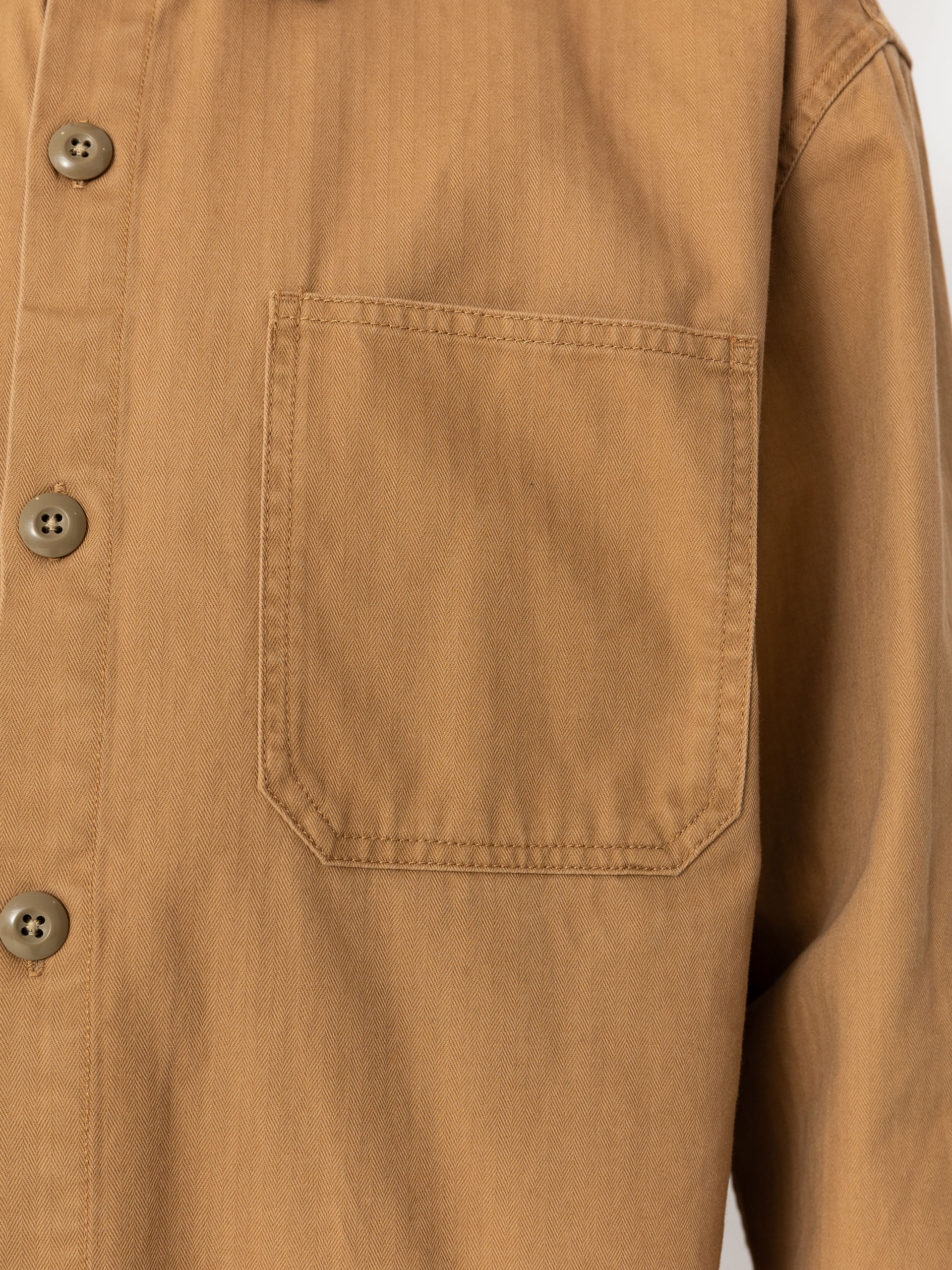 Brixton Selden Overshirt Ing (tobacco brown worn wash)