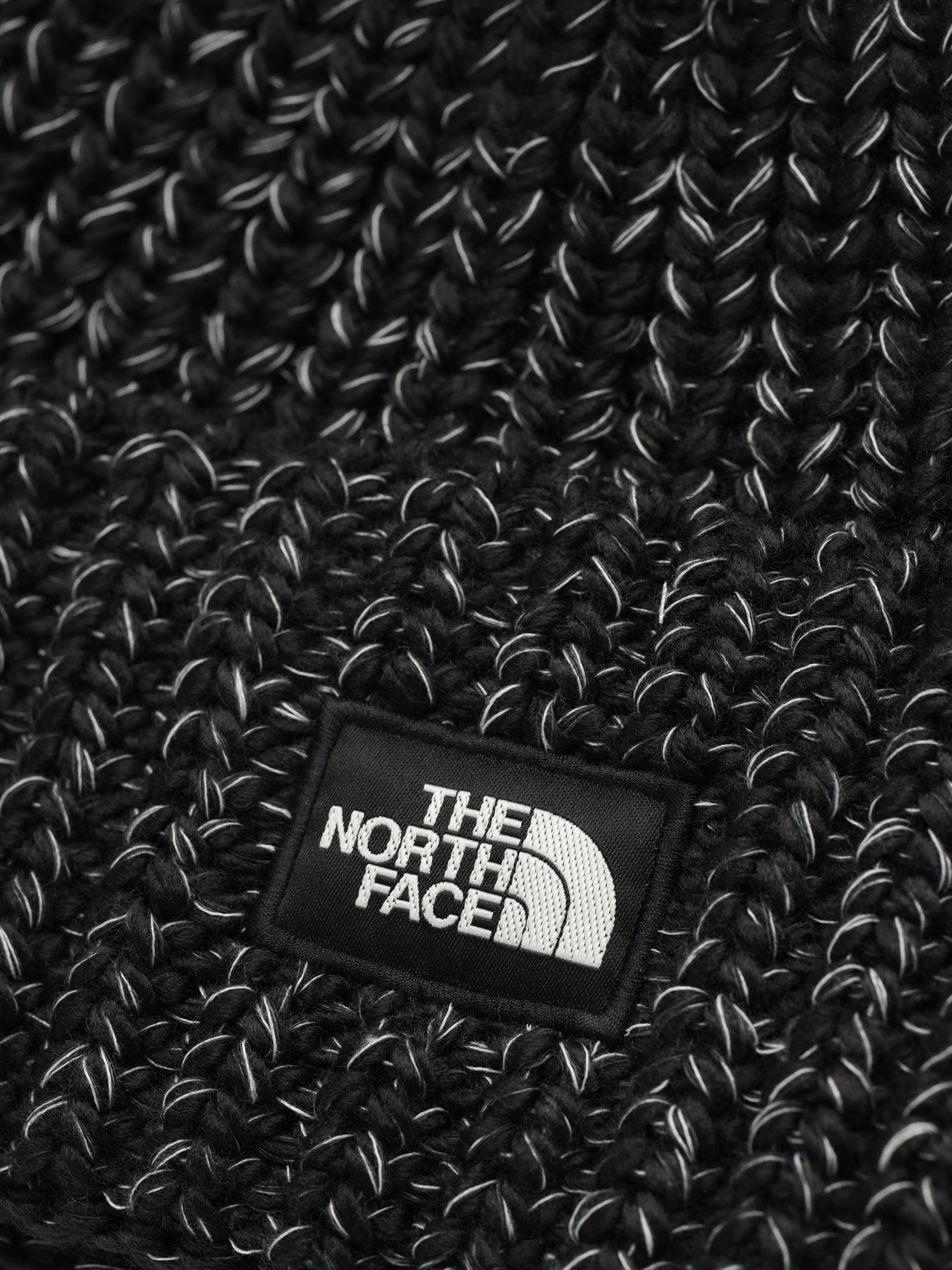 Sapka The North Face Cozy Chunky Cabin (tnf black/white dune)