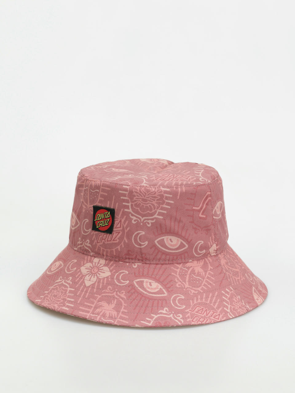 Santa Cruz Classic Tie Bucket Hat Kalap Wmn (red patchwork)