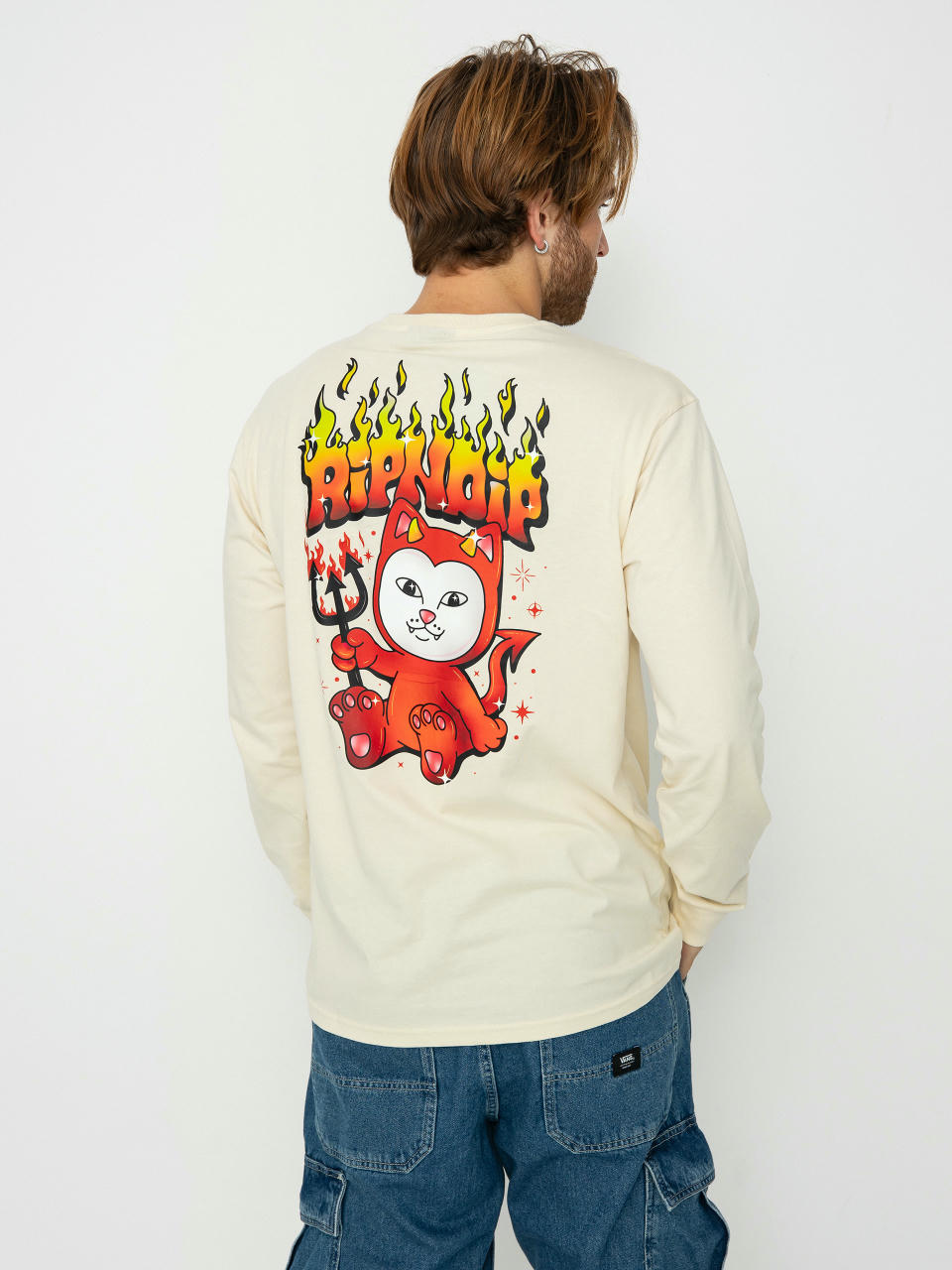 RipNDip Scary Cute Hosszú ujjú felső (natural)