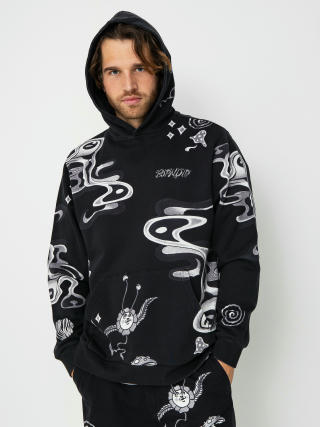 Kapucnis pulóver RipNDip Space Walk HD (black)