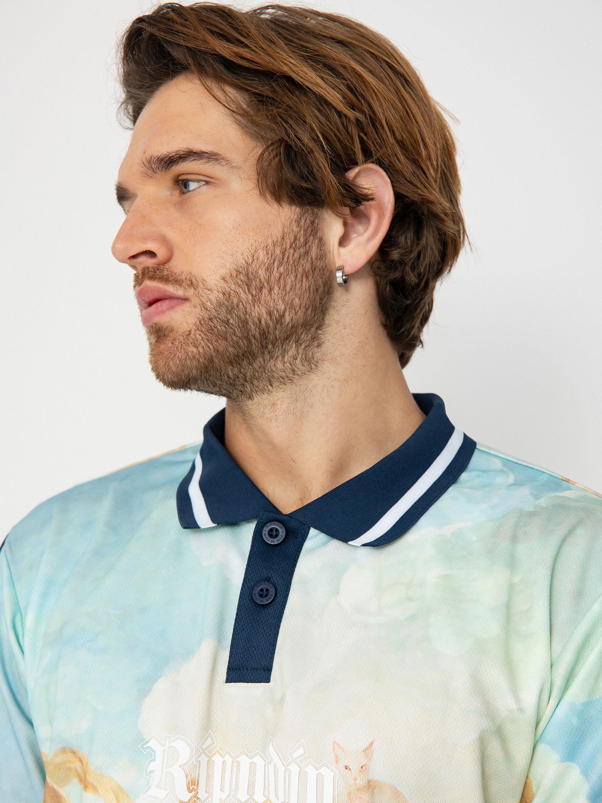 Póló RipNDip Heavens Waiting Soccer Jersey (navy multi)