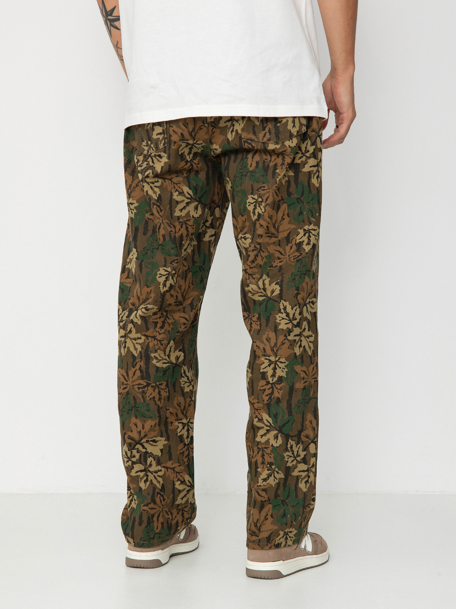 OBEY Hardwork Printed Denim Kisnadrág (mulled basil multi)