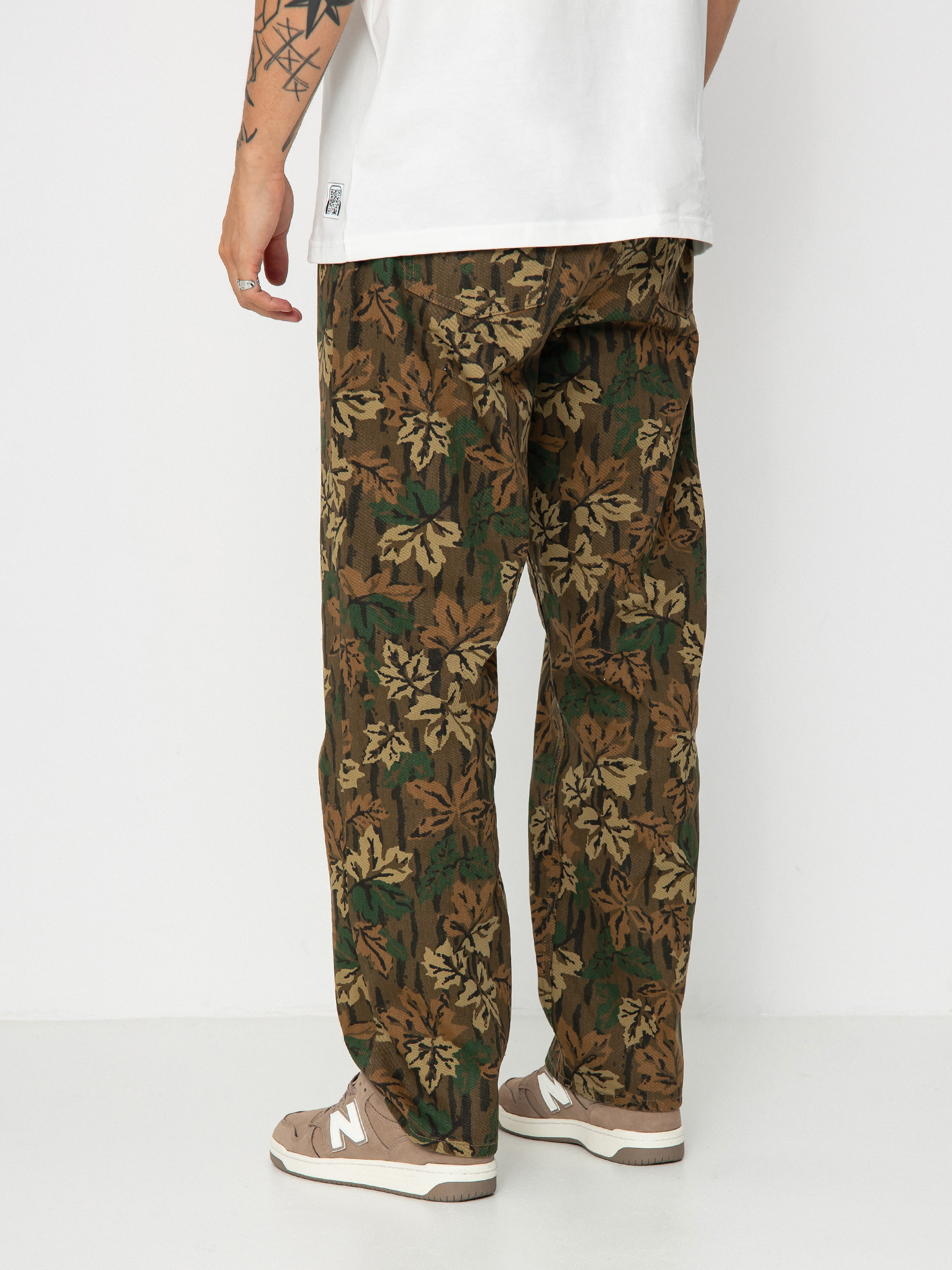 OBEY Hardwork Printed Denim Kisnadrág (mulled basil multi)