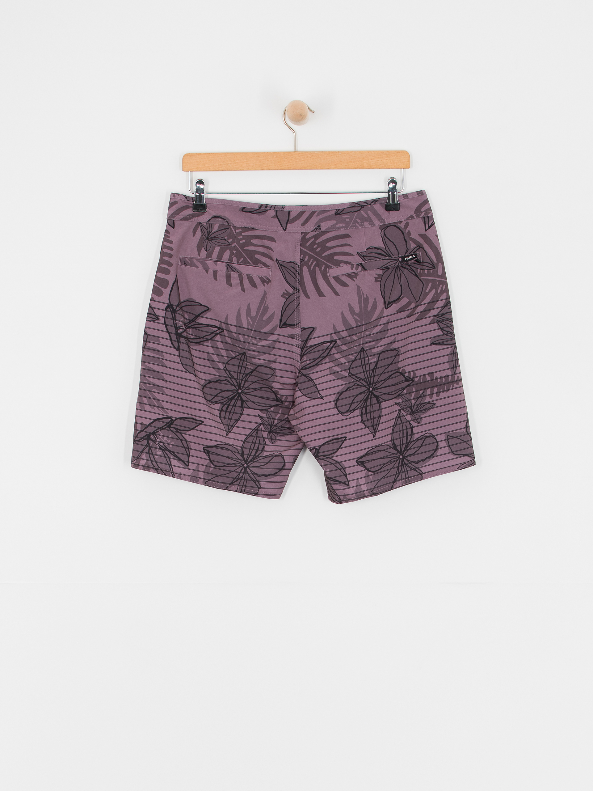 RVCA Curren Trunk Boardshort (lavender floral)