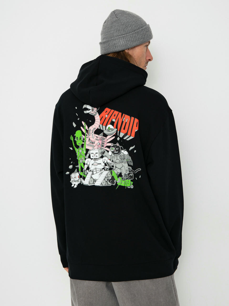 RipNDip Tomorrowland HD Kapucnis pulóver (black)